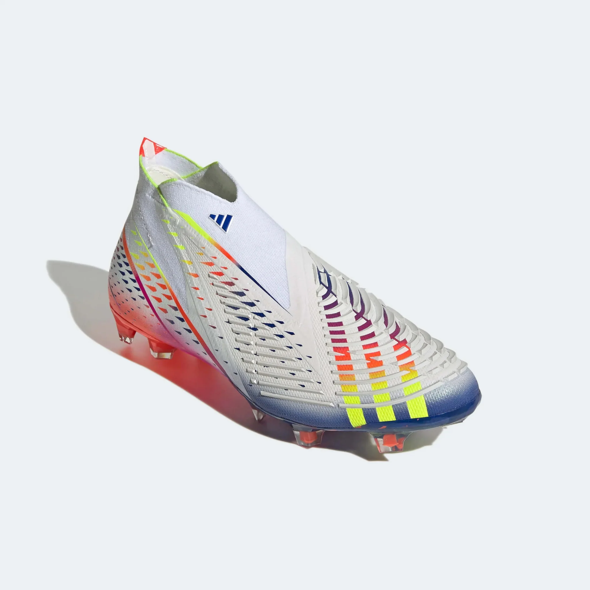 adidas Predator Edge+ FG - White-Yellow-Blue - Image 3