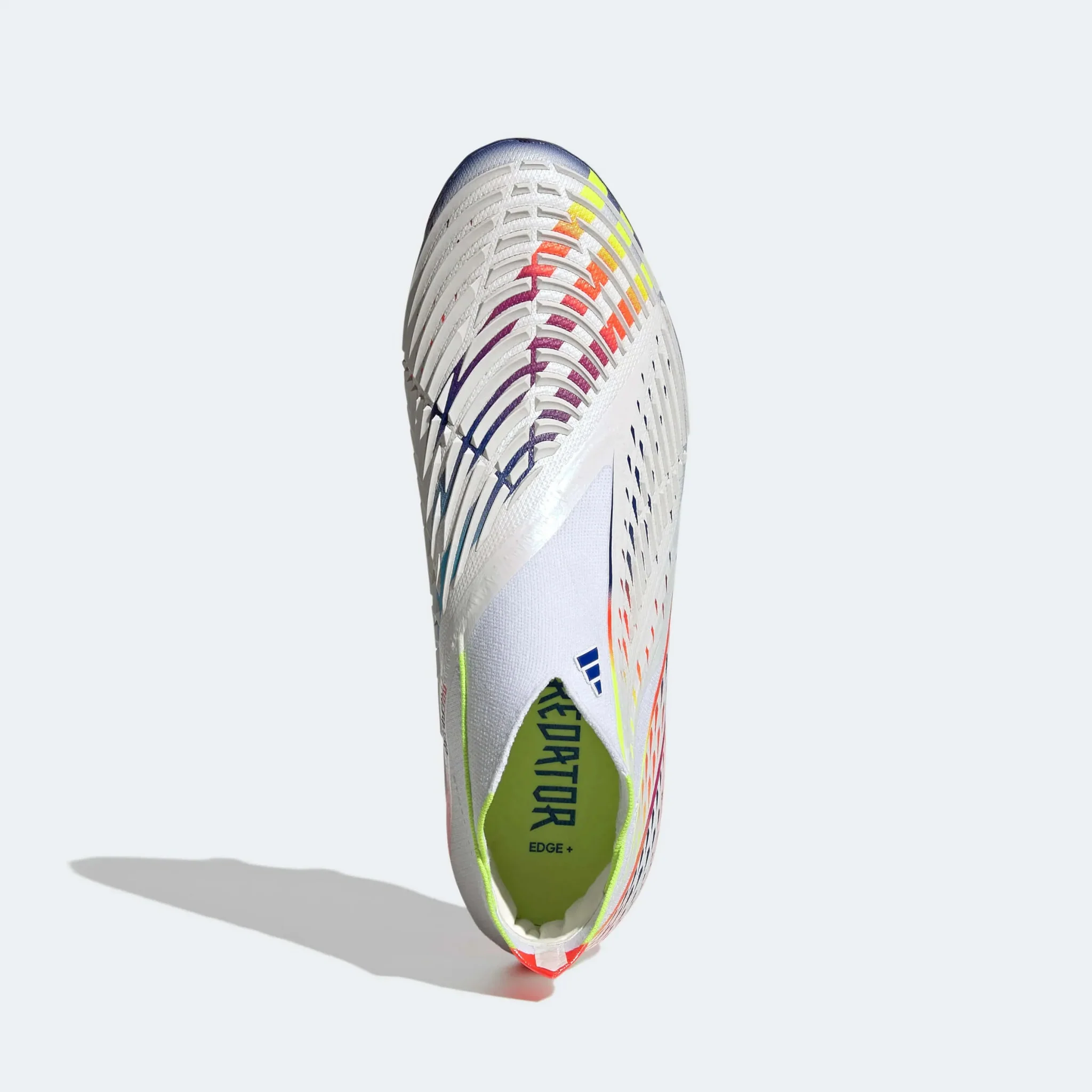 adidas Predator Edge+ FG - White-Yellow-Blue - Image 5