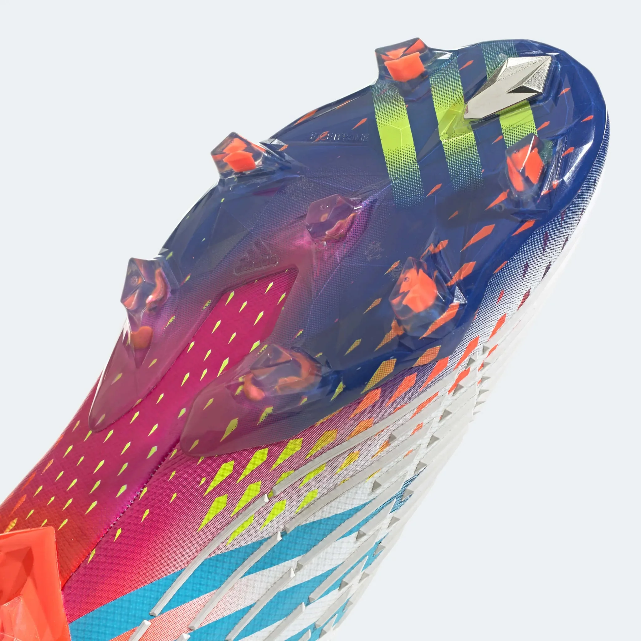 adidas Predator Edge+ FG - White-Yellow-Blue - Image 7