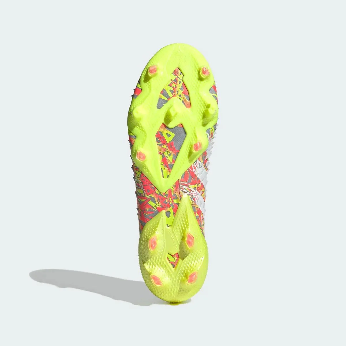 Adidas Predator Freak .1 FG - Clear Grey-White-Solar Yellow - Image 6