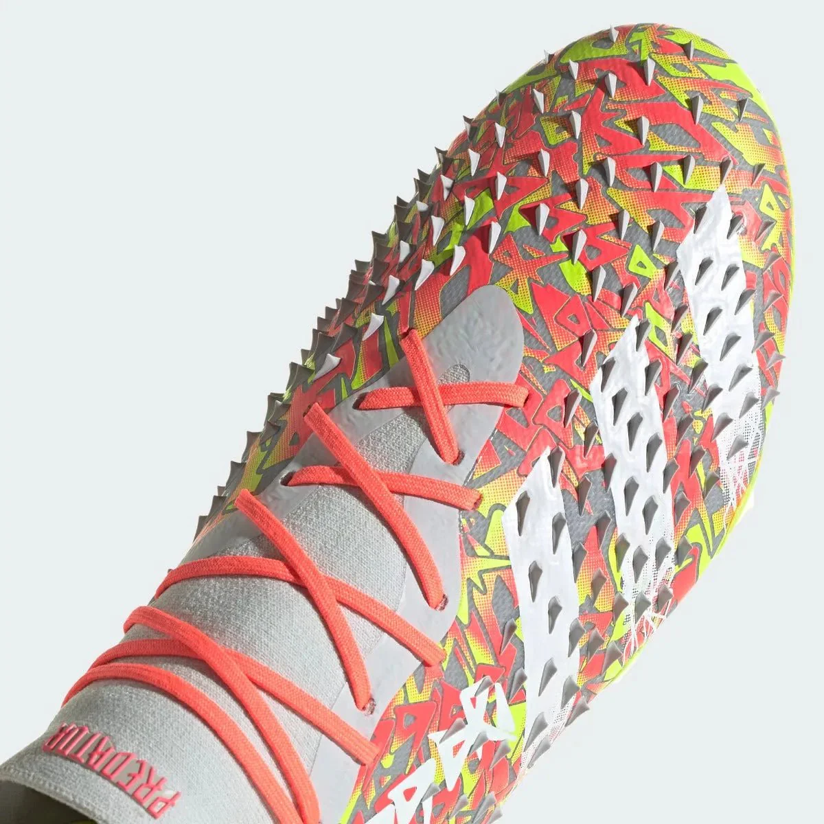 Adidas Predator Freak .1 FG - Clear Grey-White-Solar Yellow - Image 7