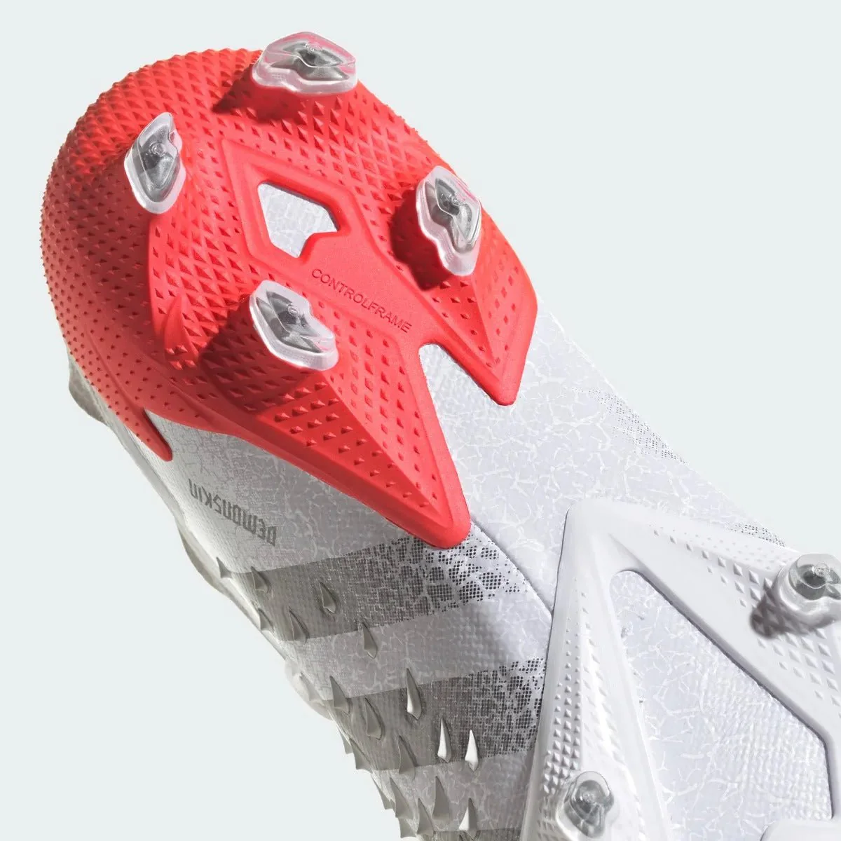 Adidas Predator Freak .1 FG - White-Grey-Solar Red - Image 8