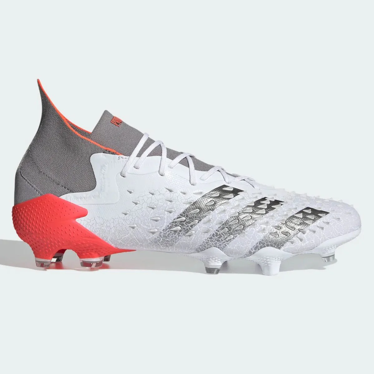 Adidas Predator Freak .1 FG -White-Iron Metallic