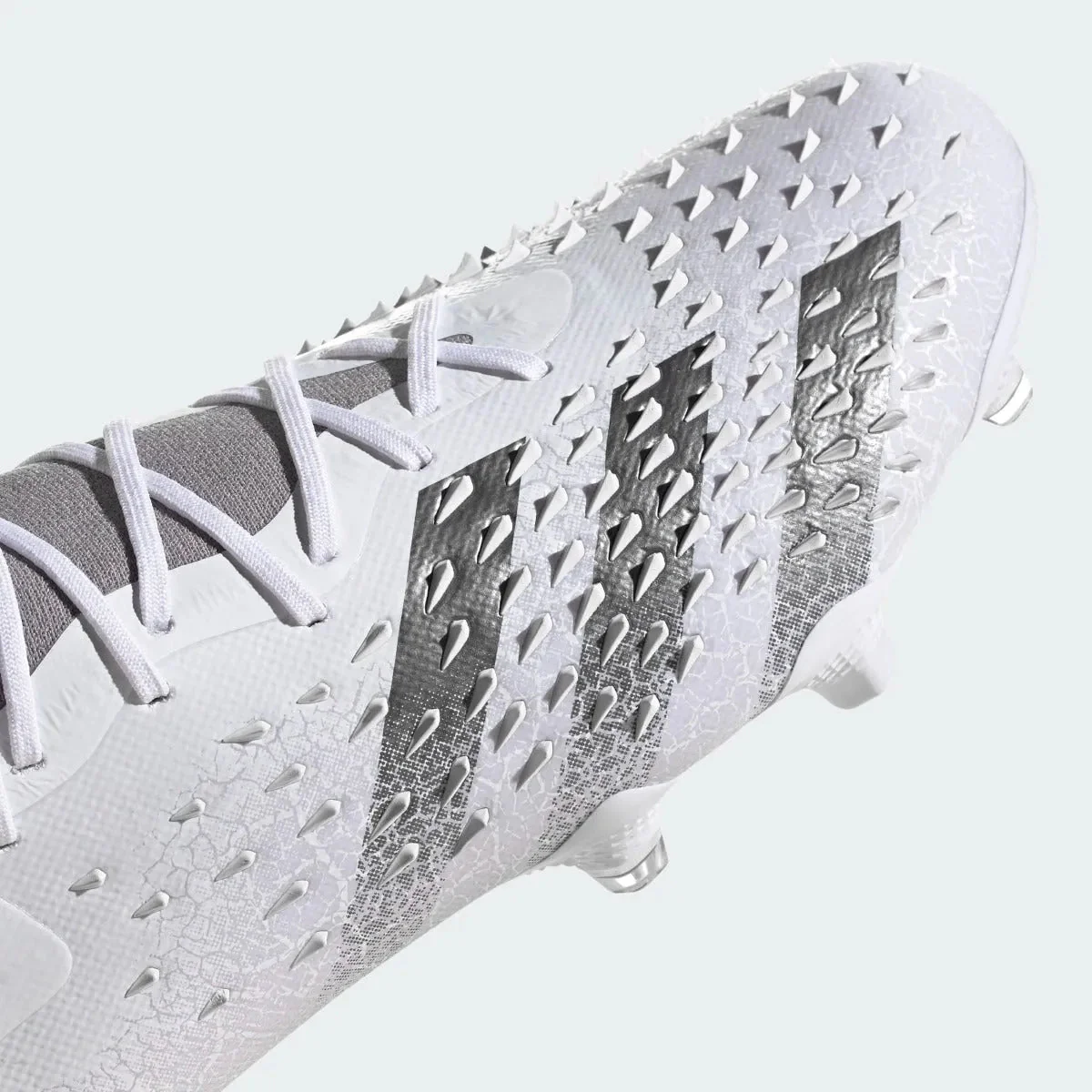 Adidas Predator Freak .1 FG -White-Iron Metallic - Image 7