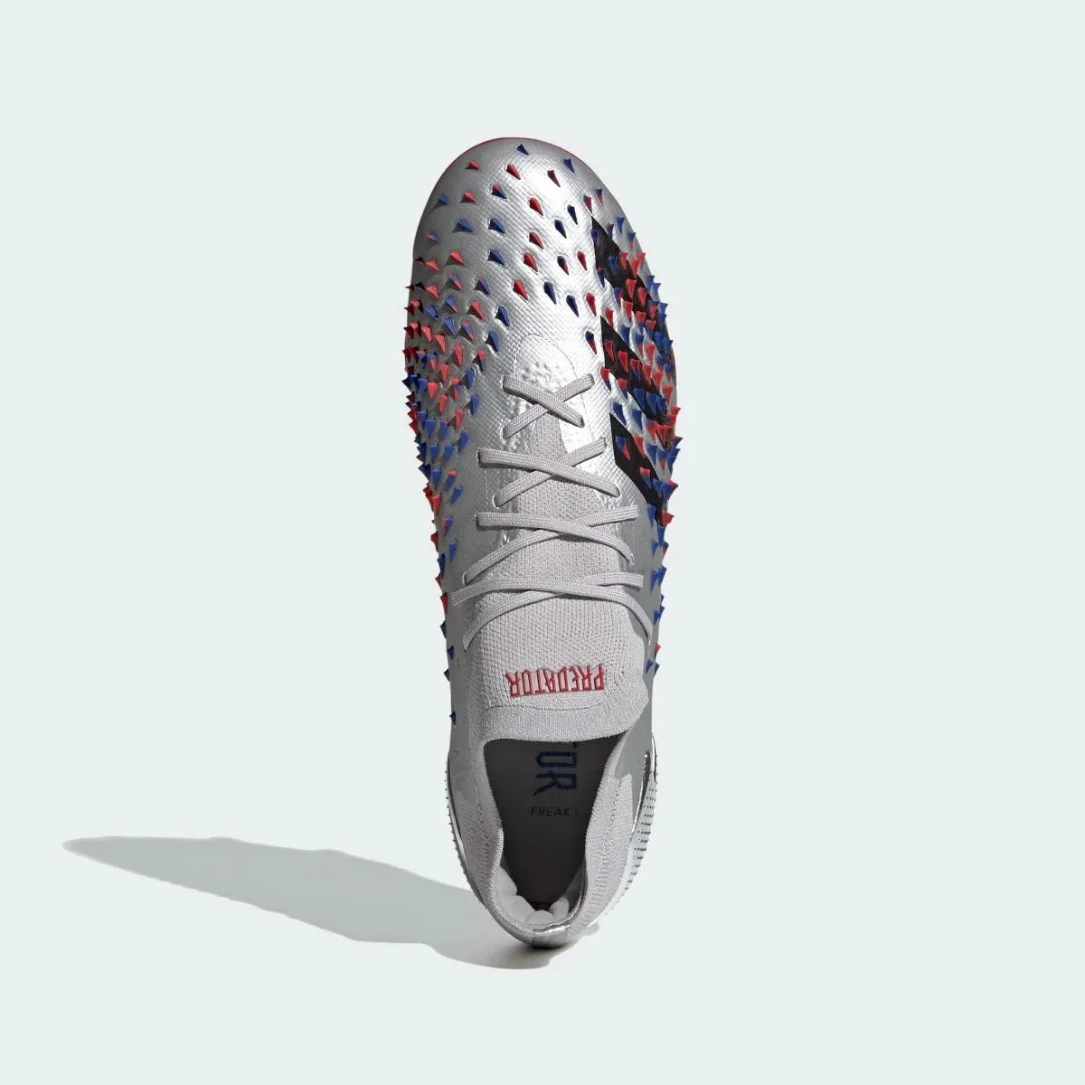 Adidas Predator Freak .1 Low FG - Silver Metallic-Red-Royal - Image 5
