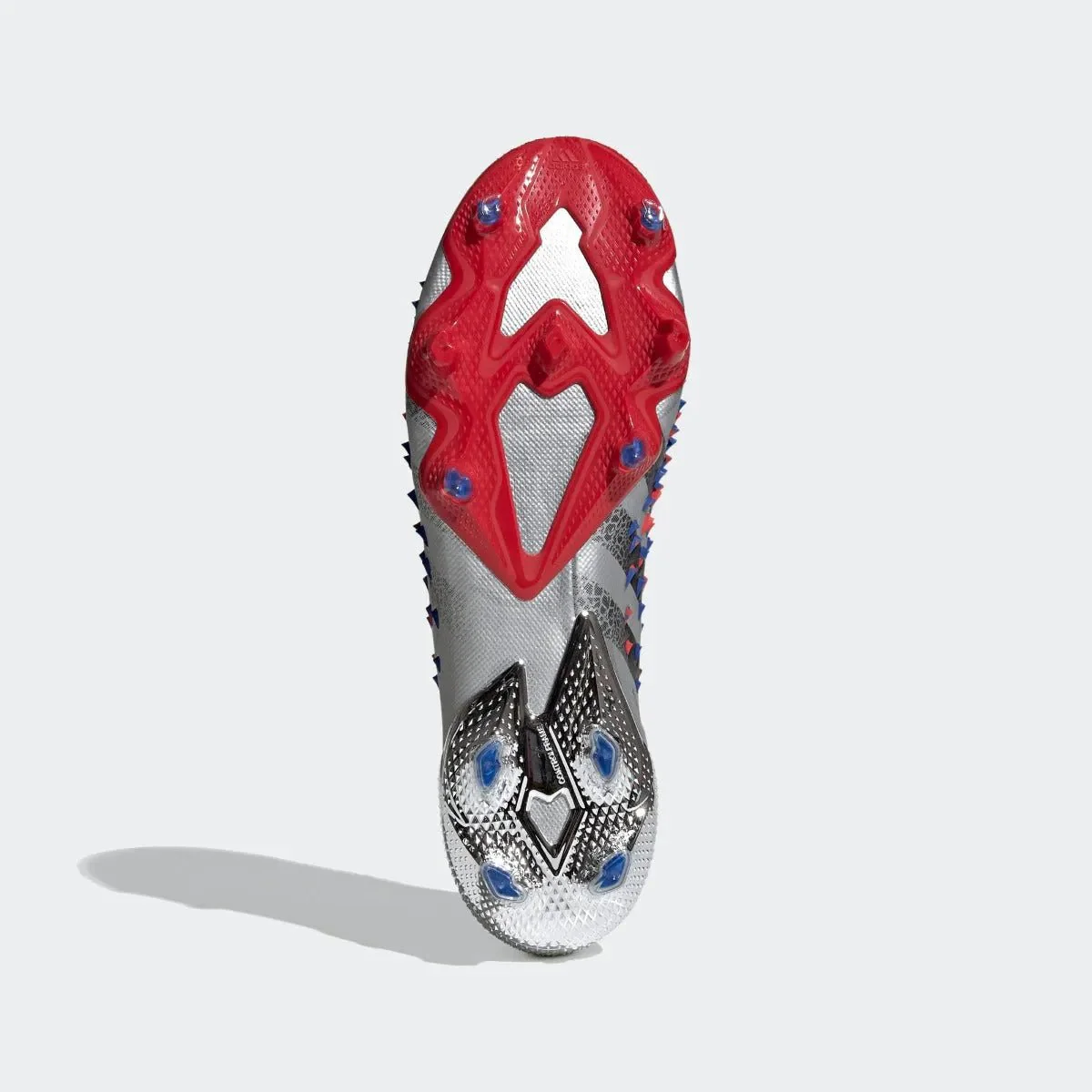 Adidas Predator Freak .1 Low FG - Silver Metallic-Red-Royal - Image 6