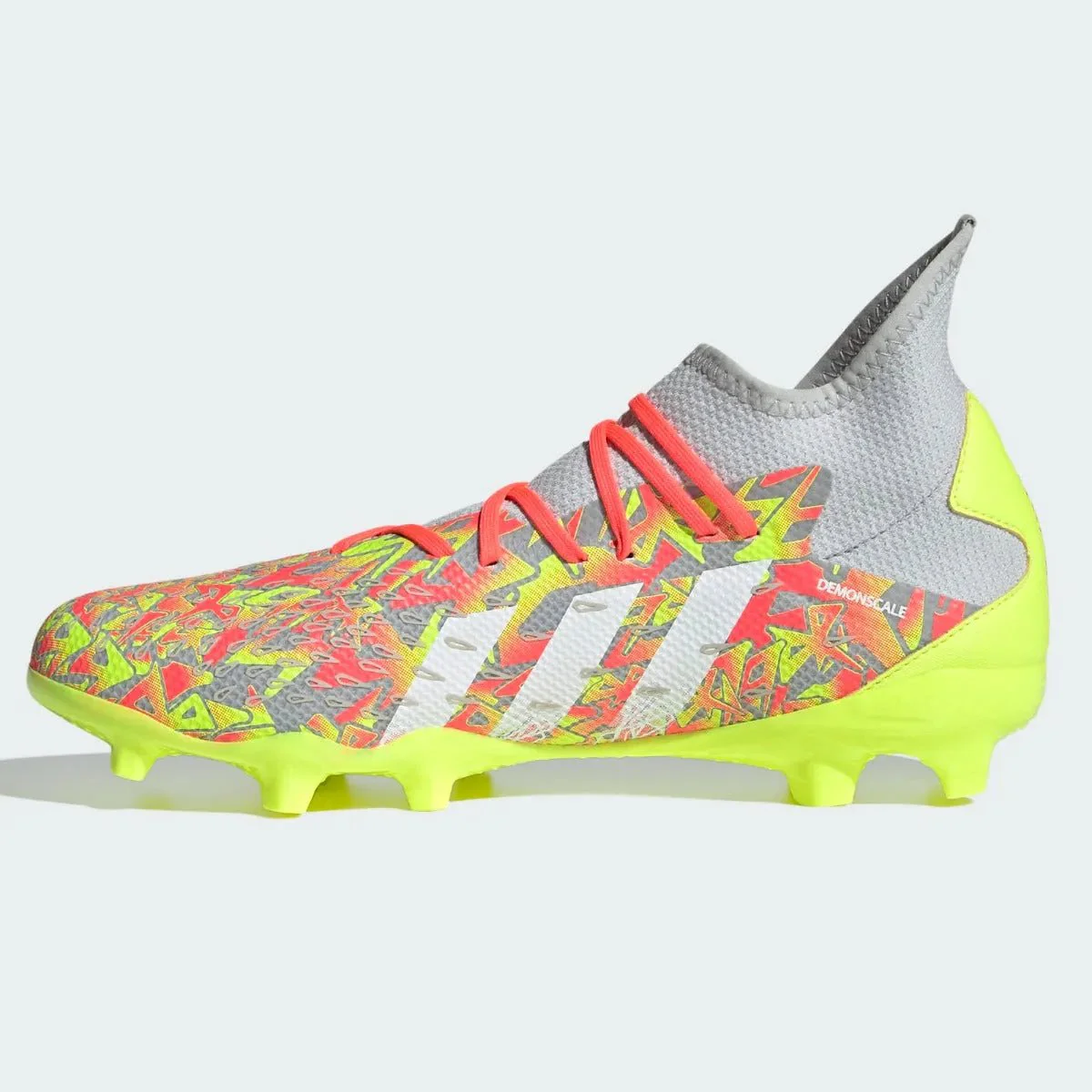 Adidas Predator Freak .3 FG - Clear Grey-Solar Yellow - Image 2