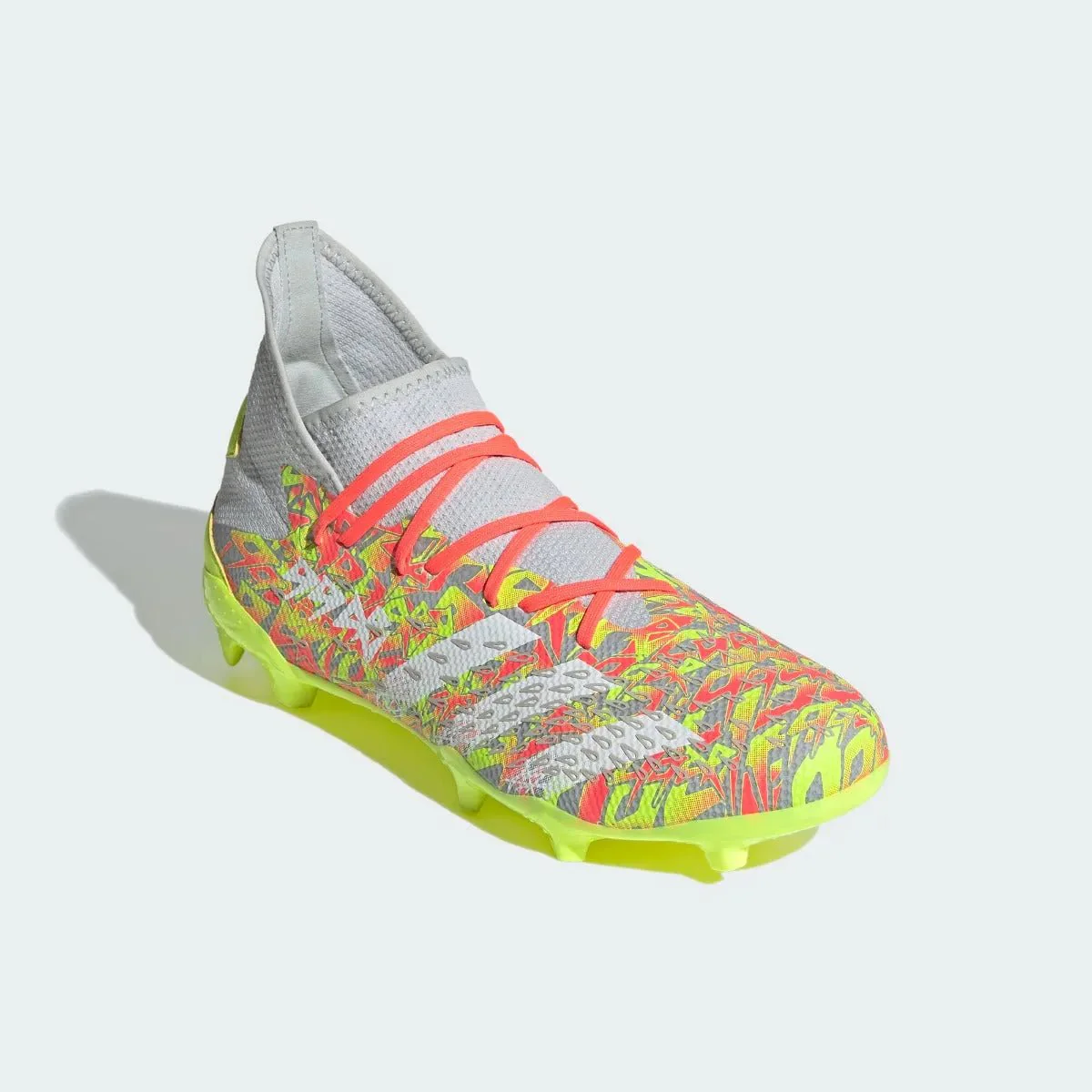 Adidas Predator Freak .3 FG - Clear Grey-Solar Yellow - Image 3