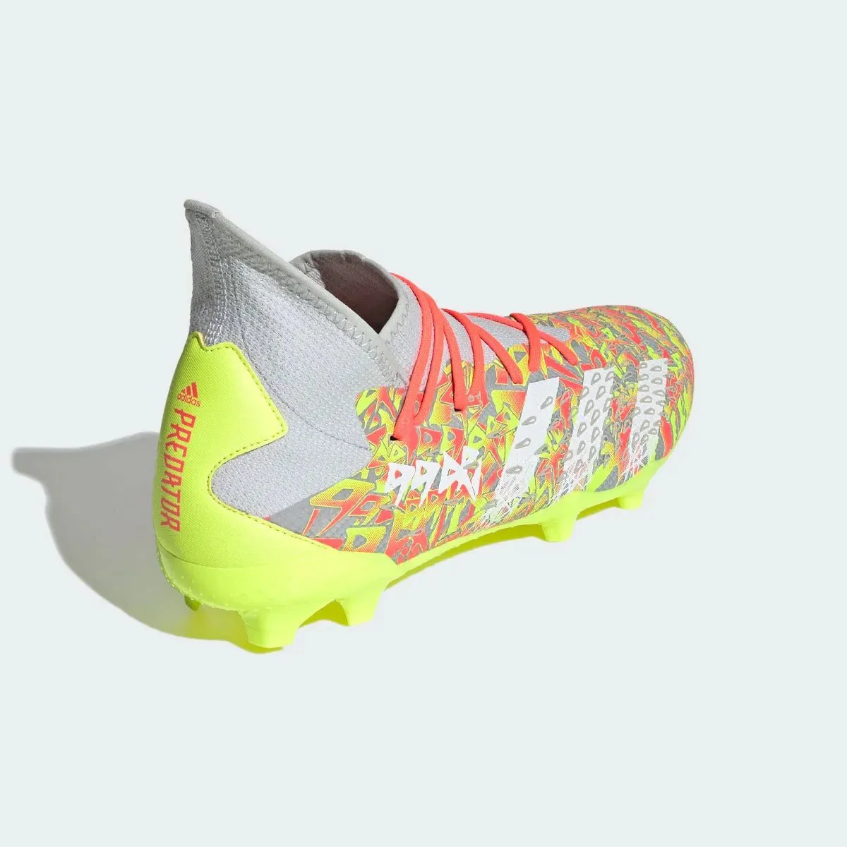Adidas Predator Freak .3 FG - Clear Grey-Solar Yellow - Image 4