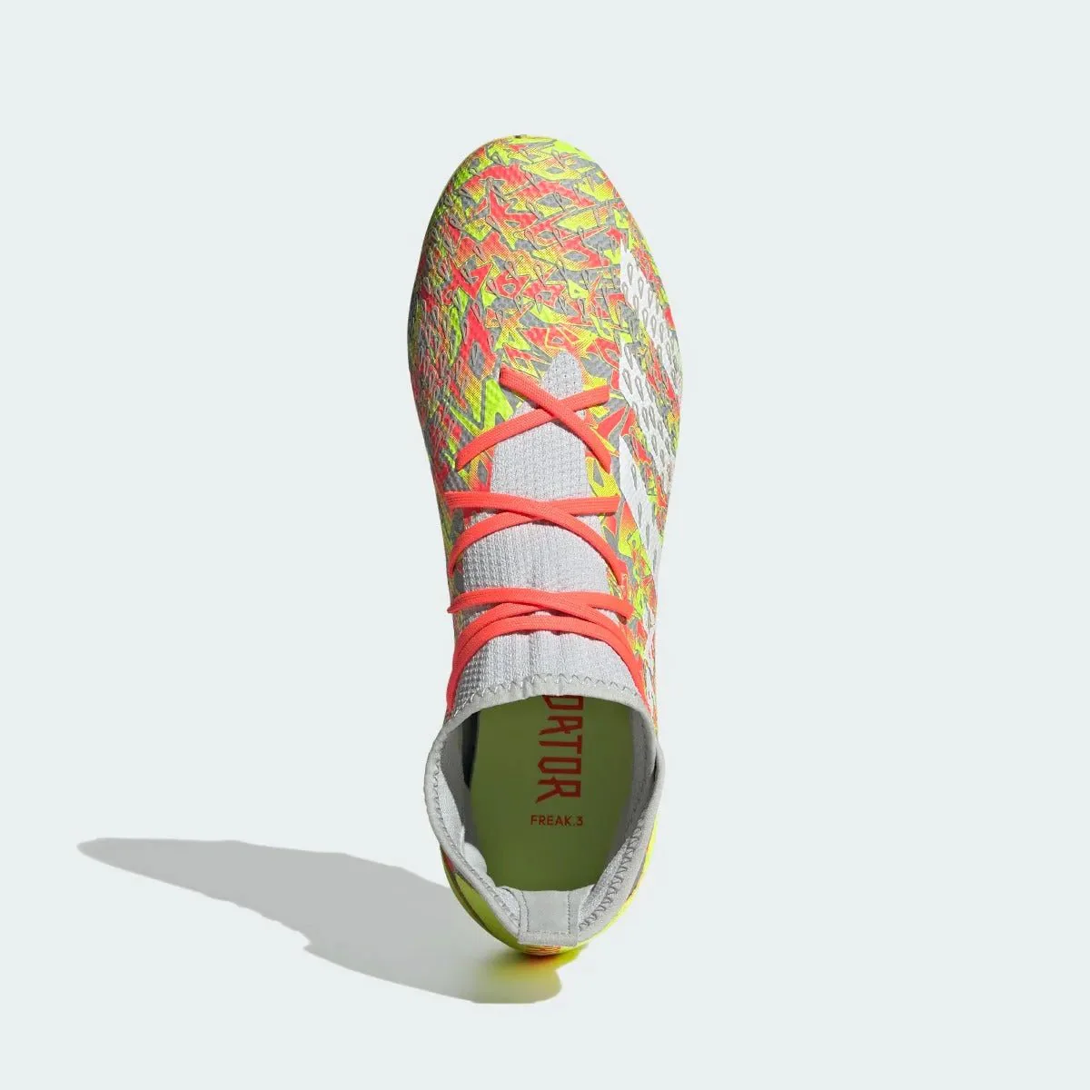 Adidas Predator Freak .3 FG - Clear Grey-Solar Yellow - Image 5