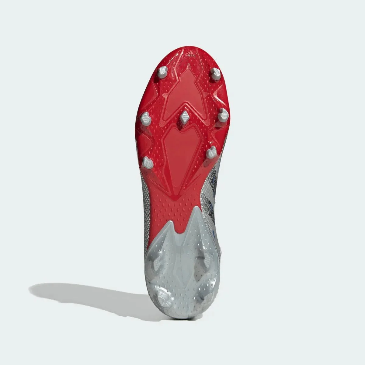 Adidas Predator Freak .3 FG - Silver-Royal-Red - Image 5