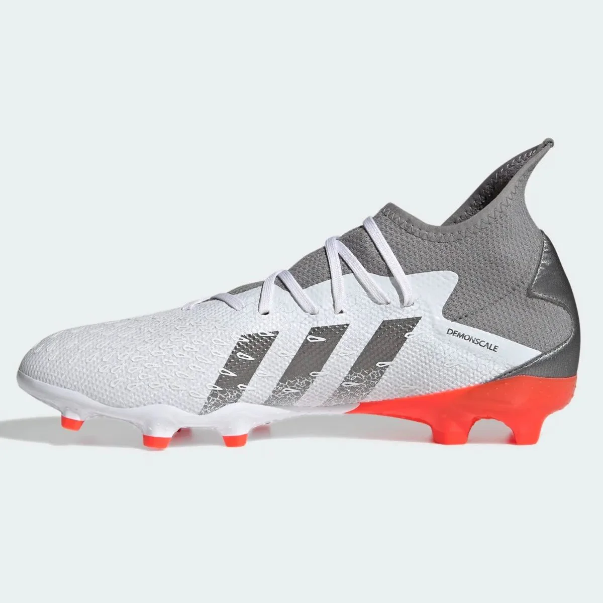 Adidas Predator Freak .3 FG - White-Iron Metallic - Image 2