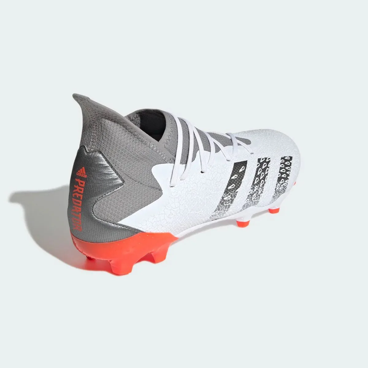 Adidas Predator Freak .3 FG - White-Iron Metallic - Image 4