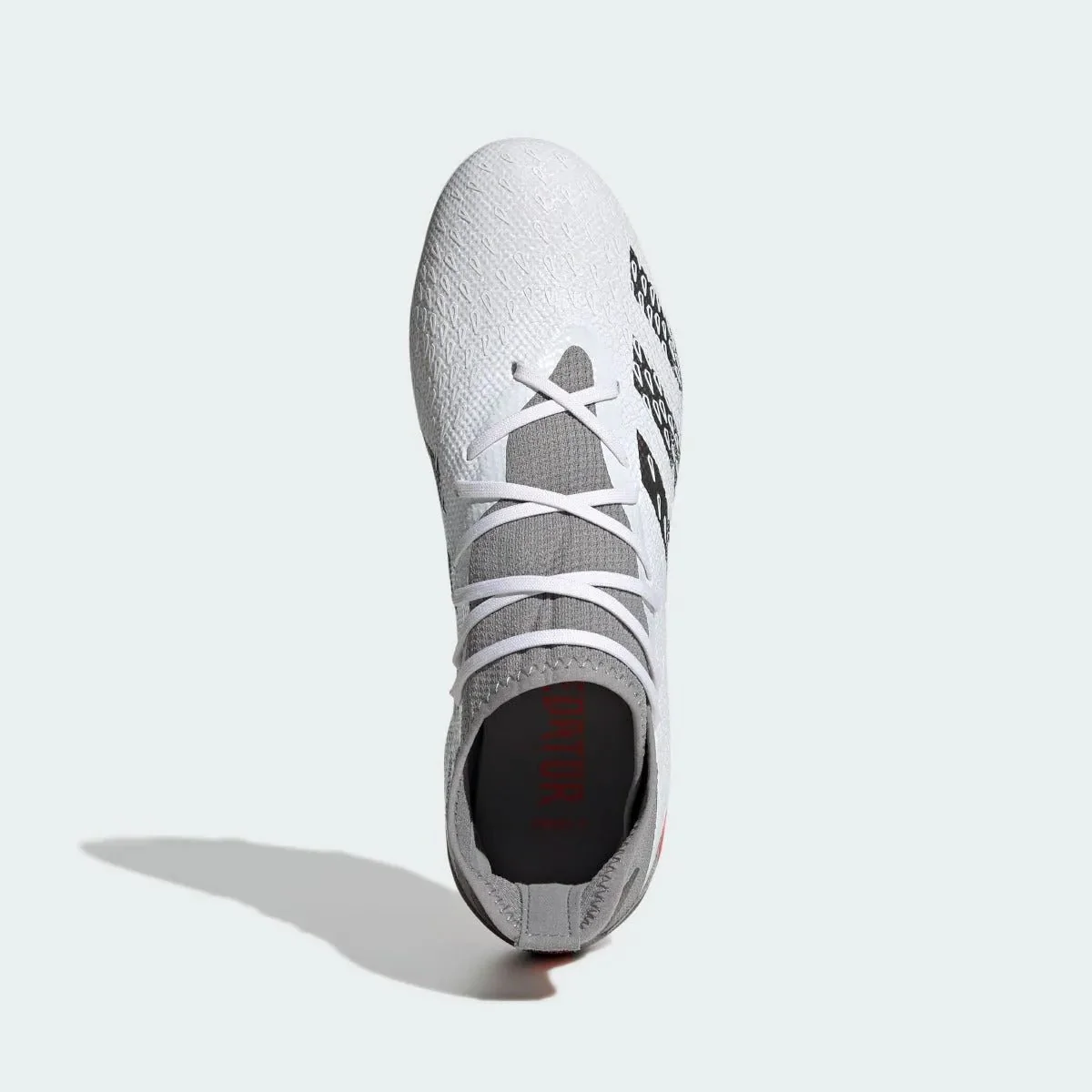 Adidas Predator Freak .3 FG - White-Iron Metallic - Image 5