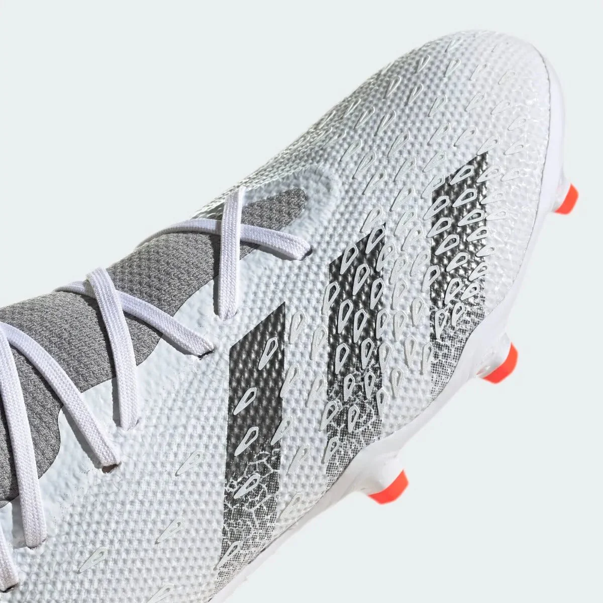 Adidas Predator Freak .3 FG - White-Iron Metallic - Image 7