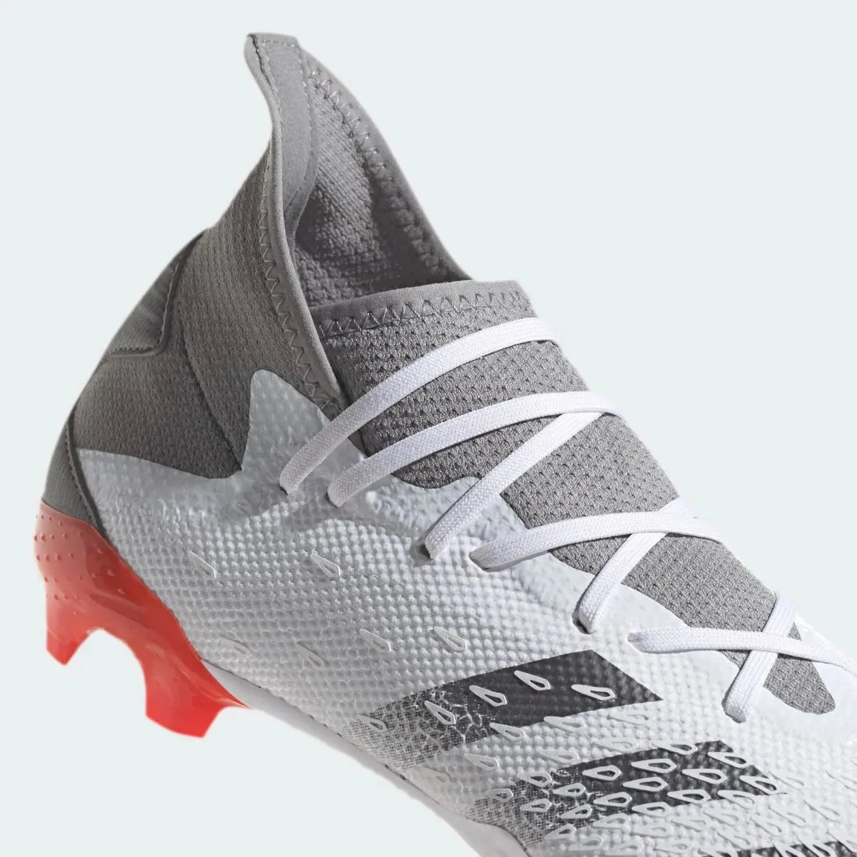 Adidas Predator Freak .3 FG - White-Iron Metallic - Image 8