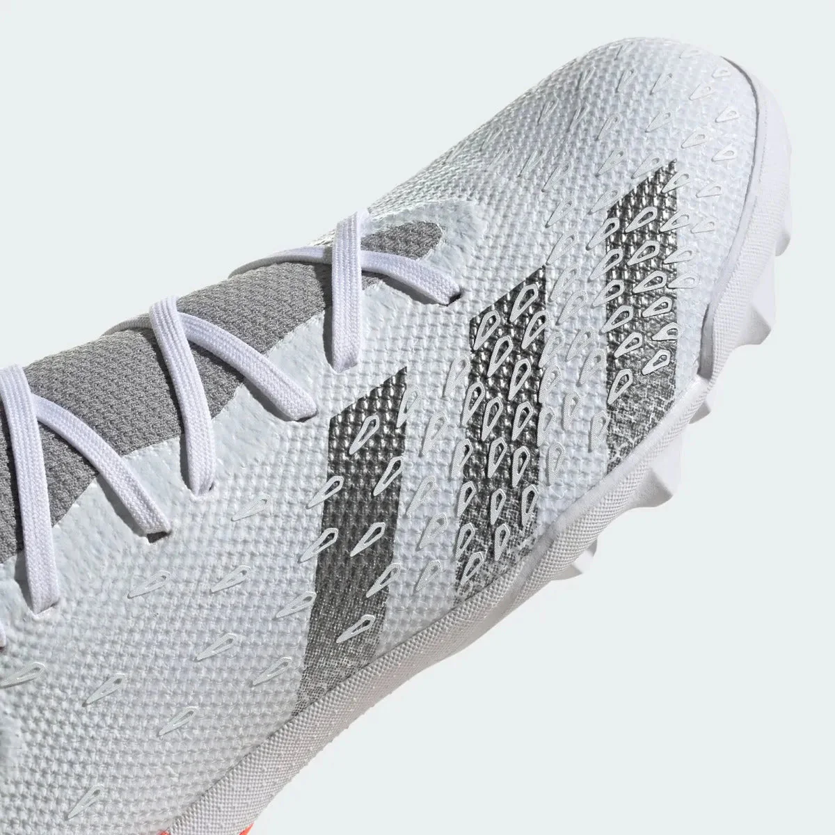 Adidas Predator Freak .3 TF - White-Iron Metallic - Image 8