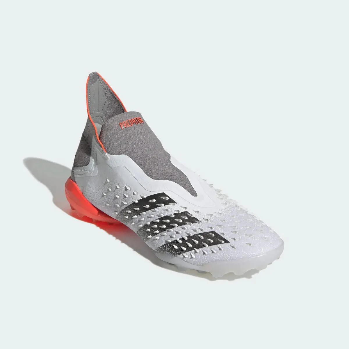Adidas Predator Freak + TF - White-Iron Metallic - Image 3