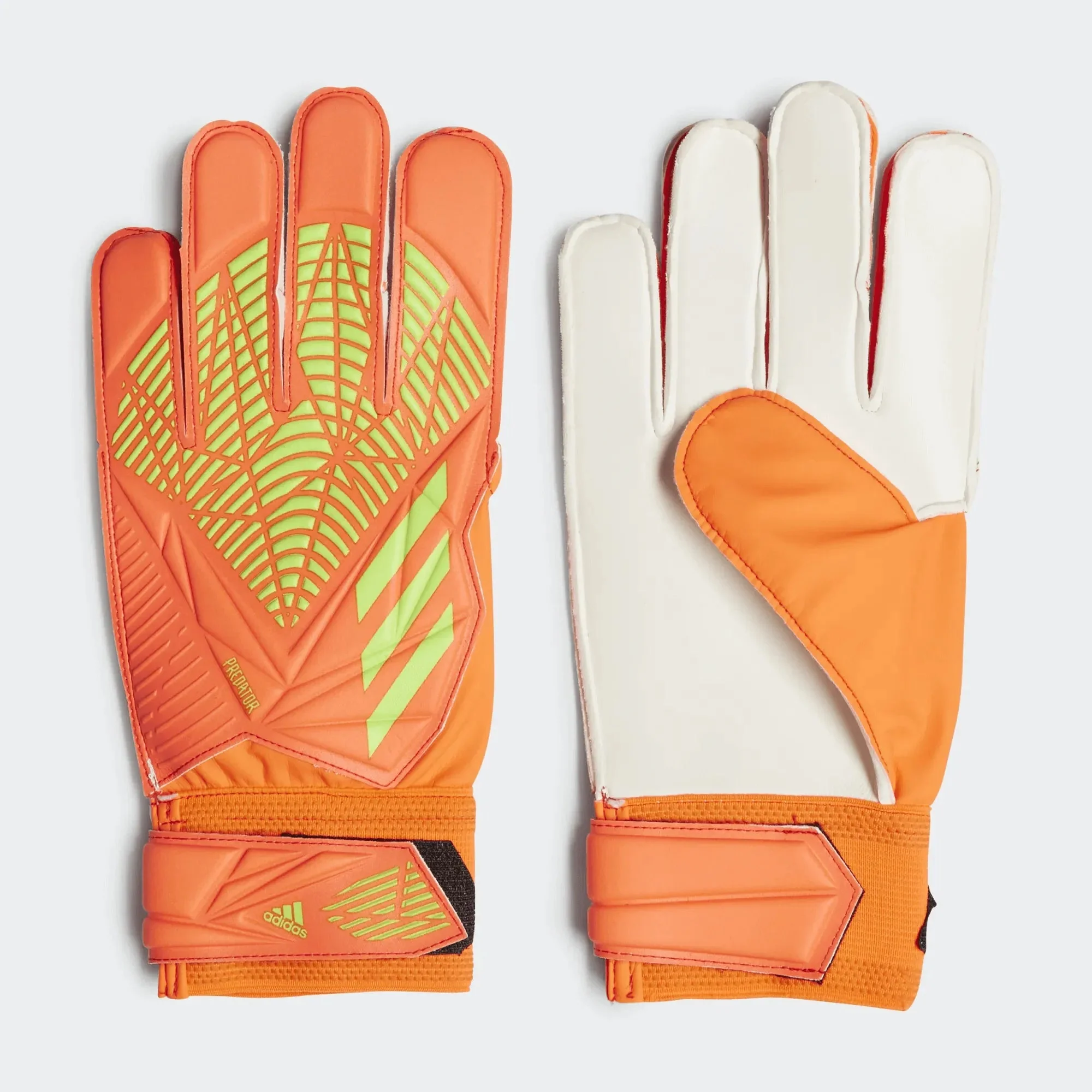 adidas Predator GL Goalkeeper Training Gloves - Solar Red-Solar Green
