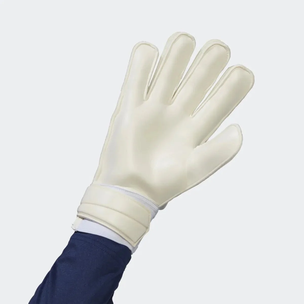 adidas Predator GL Goalkeeper Training Gloves - White-Hi Res Blue - Image 2