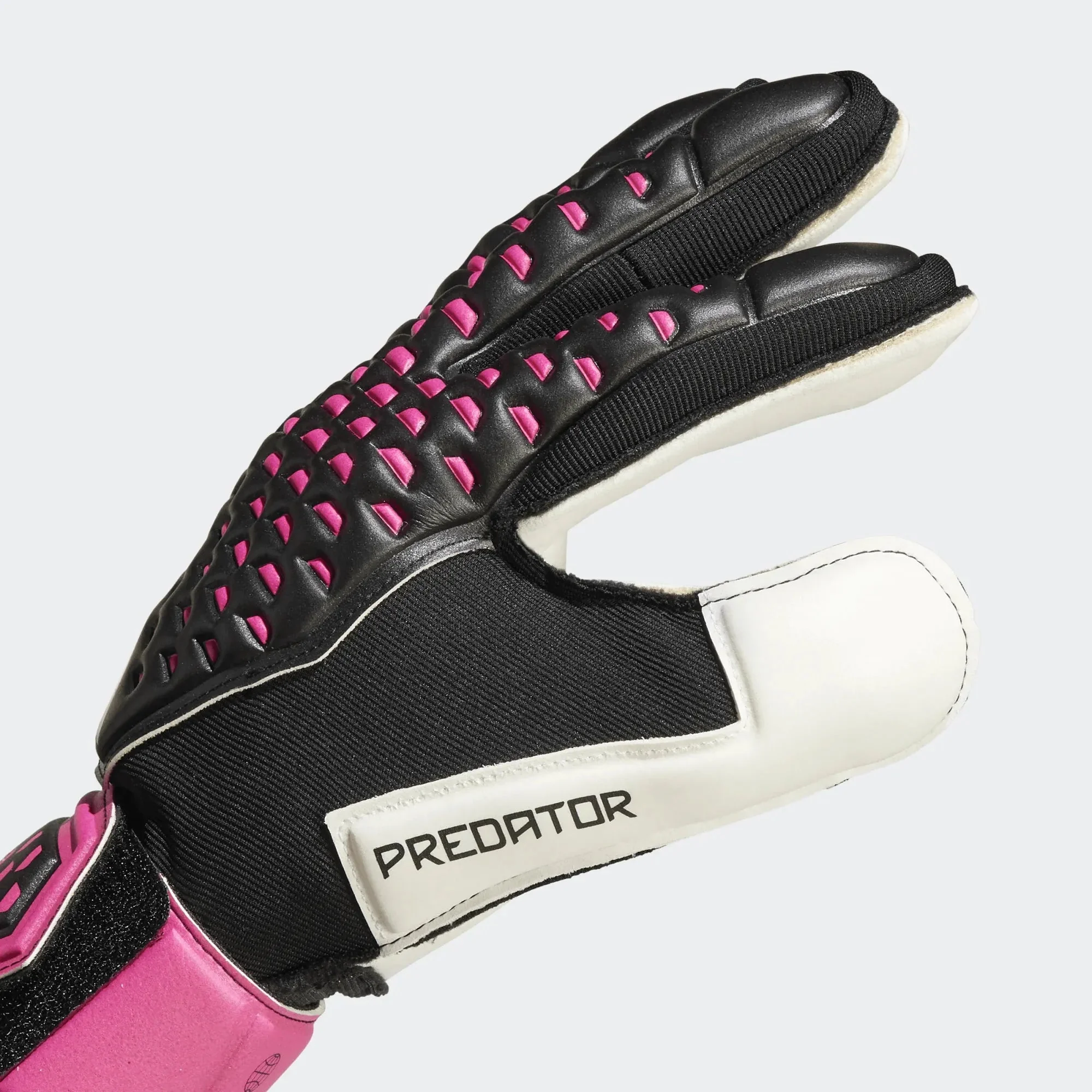 adidas Predator GL Match Fingersave - Black - Pink - White - Image 3