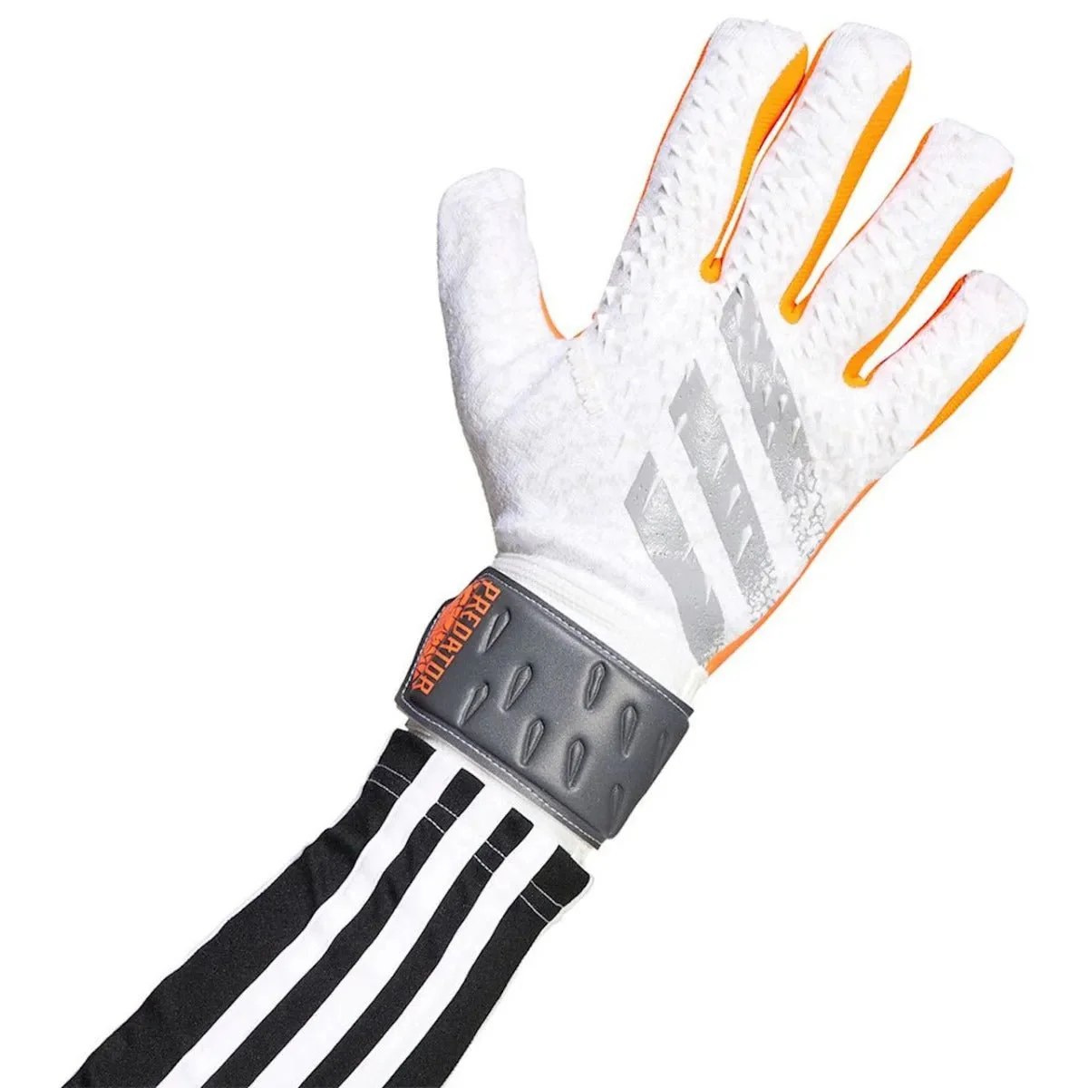 Adidas Predator League Goalkeeper Gloves - White-Grey-Orange