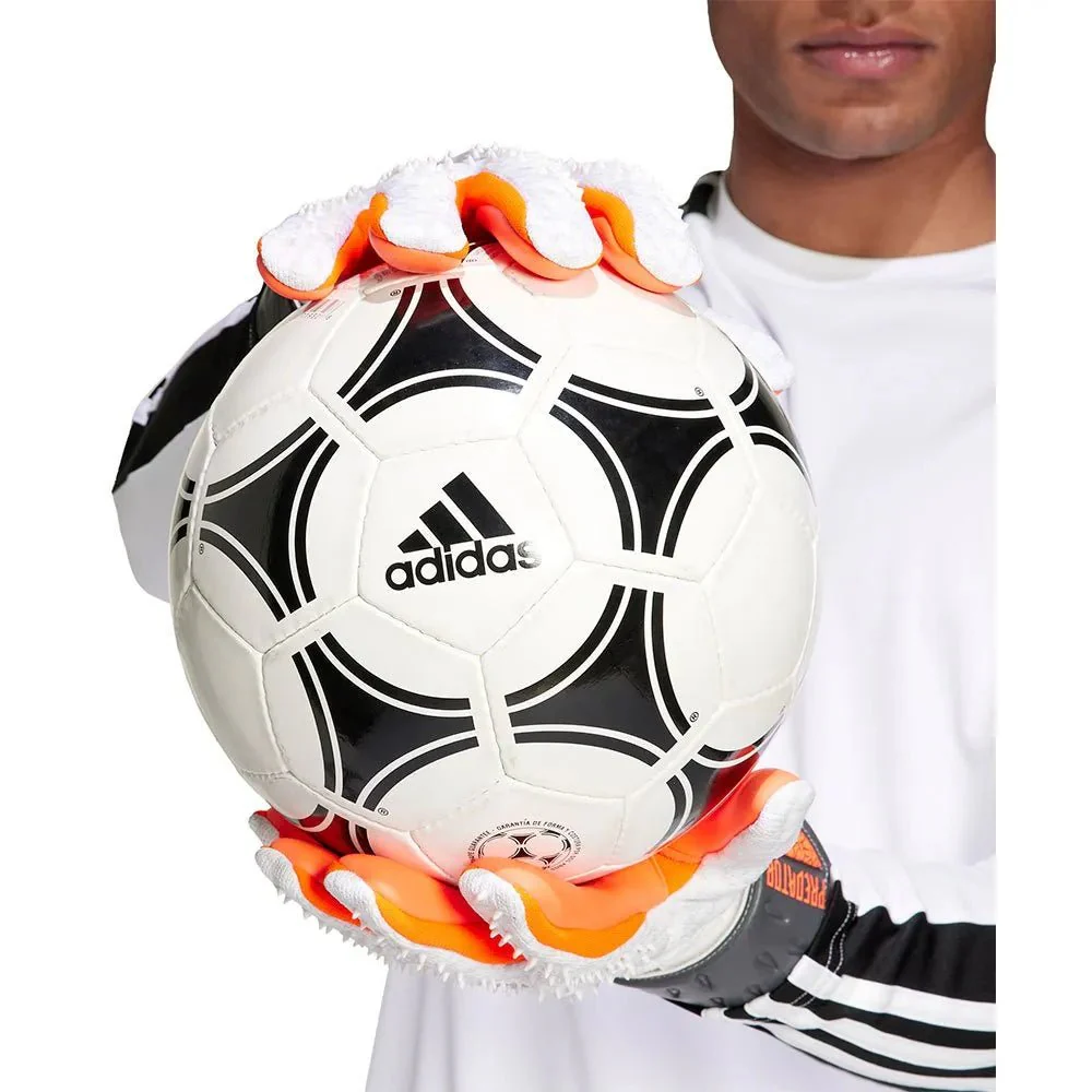 Adidas Predator League Goalkeeper Gloves - White-Grey-Orange - Image 3