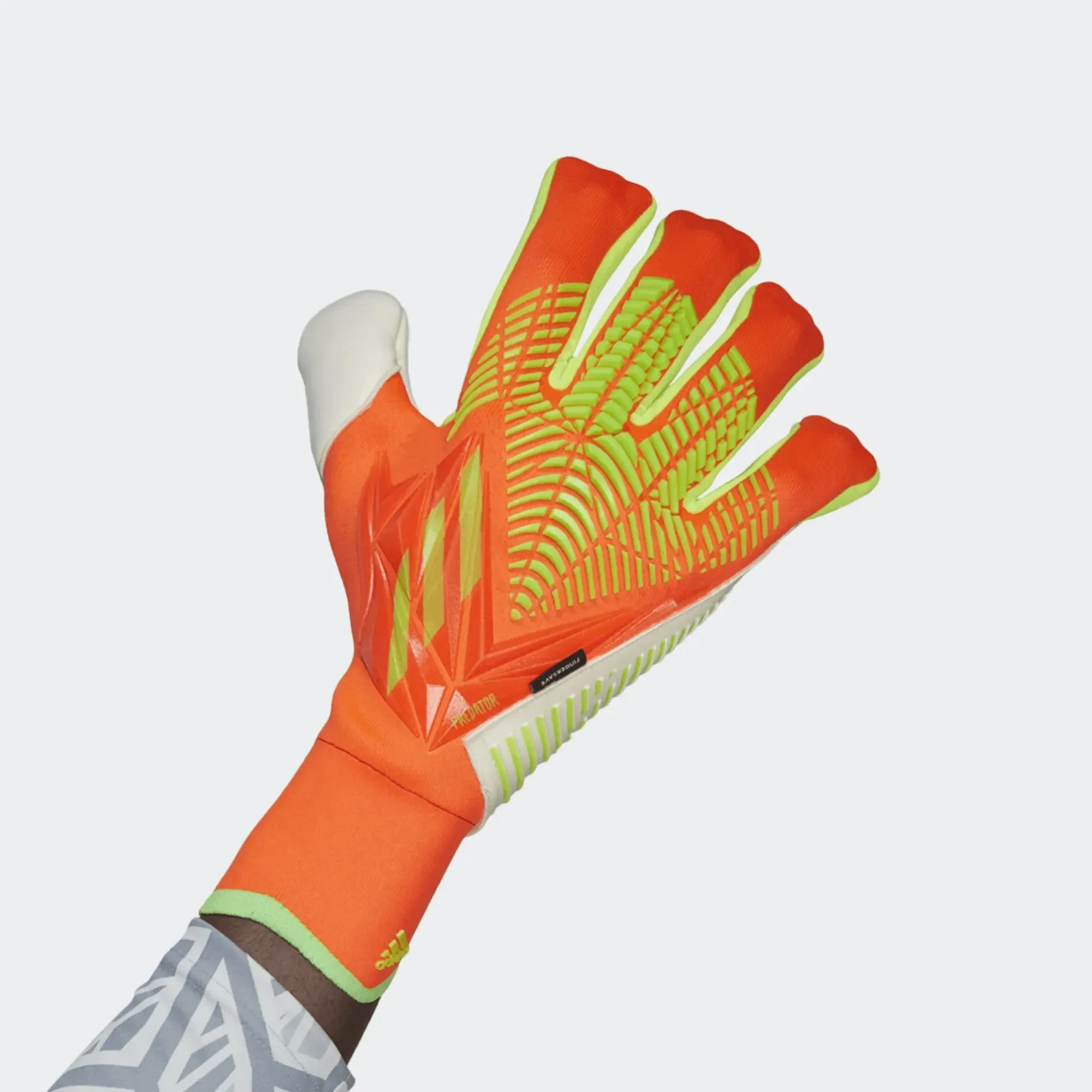 adidas Predator Pro Fingersave GK Glove Solar Red - Image 2