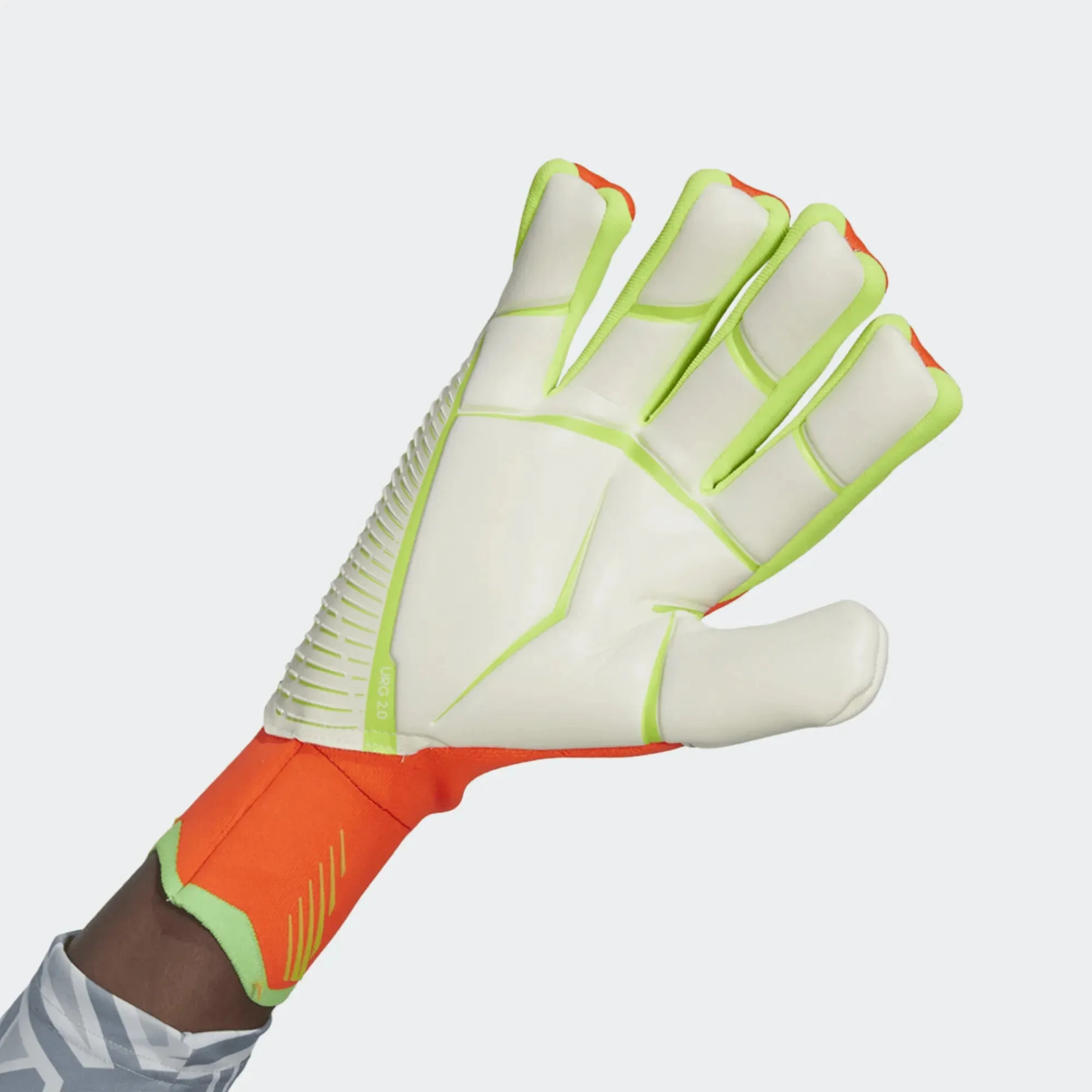 adidas Predator Pro Fingersave GK Glove Solar Red - Image 3