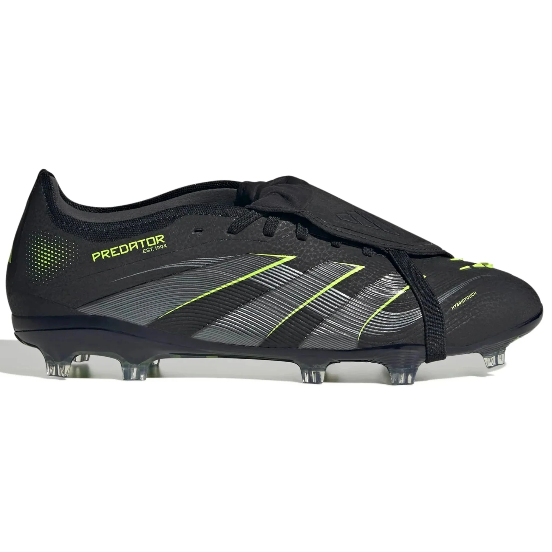 adidas Predator Pro Fold-Over Tongue Firm Ground Soccer Cleats - Electric Stealth Pack (FA25)