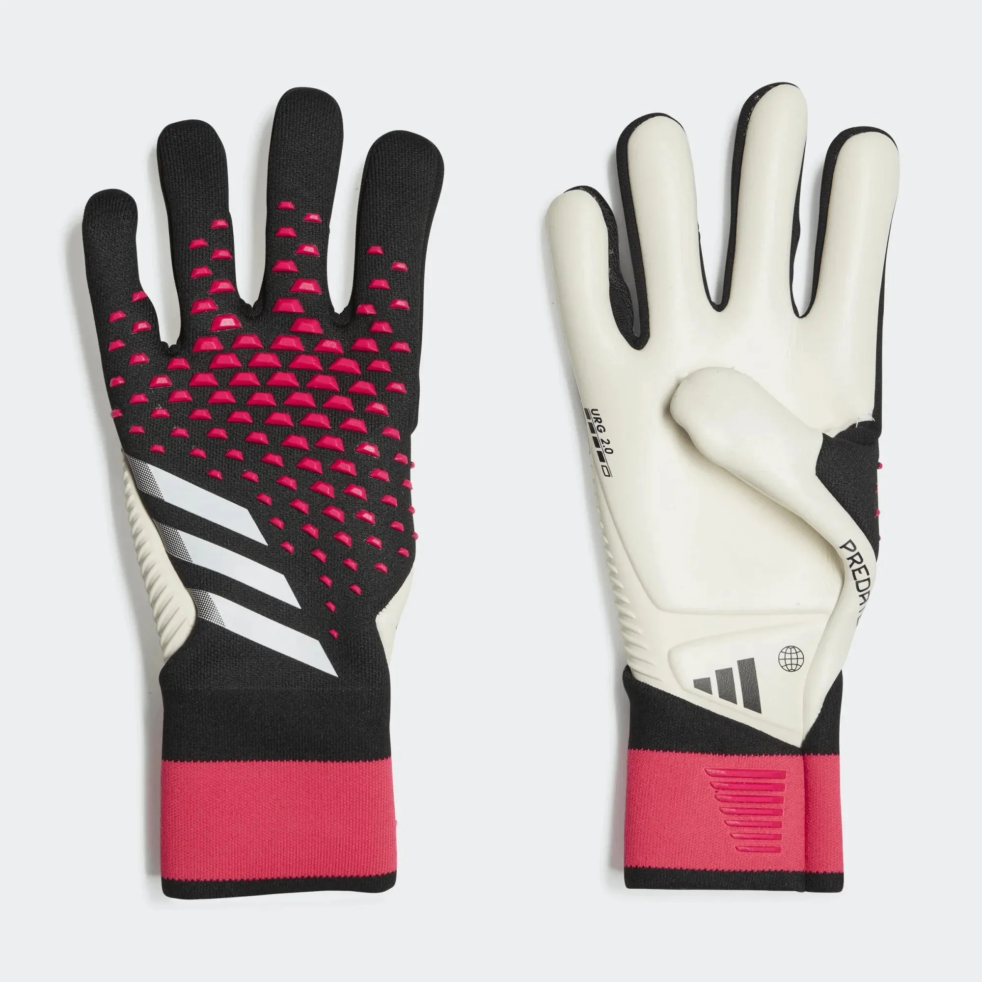 adidas Predator Pro Goalkeeper Gloves - Black-White-Pink