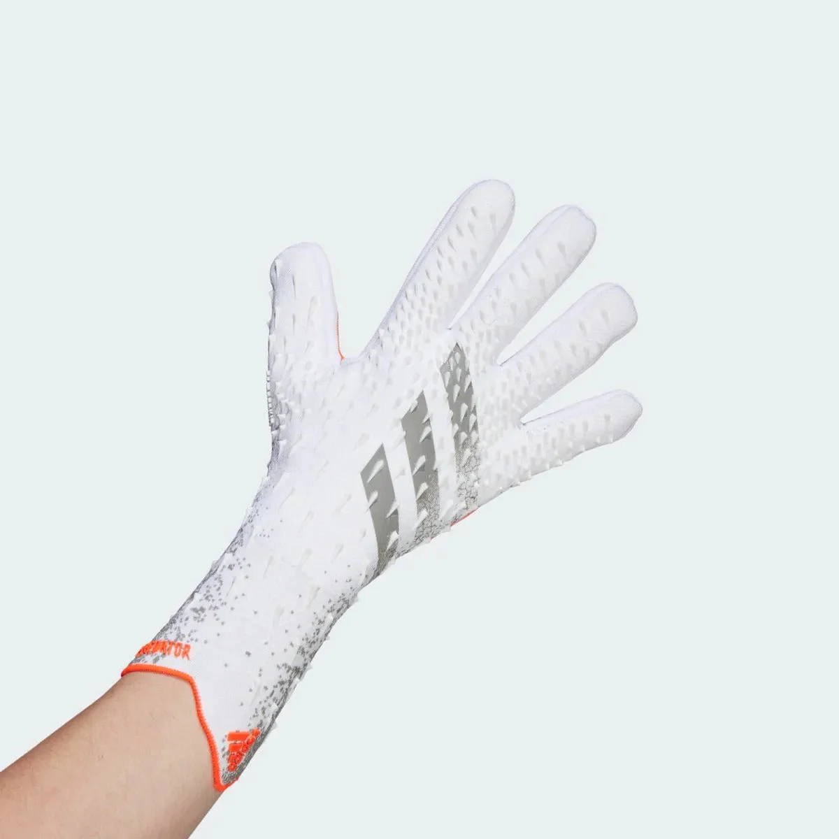 Adidas Predator Pro Goalkeeper Gloves - White-Grey-Orange