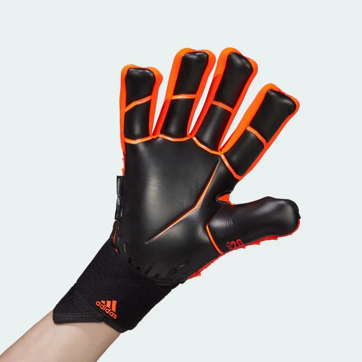 Adidas Predator Pro Ultimate Goalkeeper Gloves - Solar Red-Black - Image 2