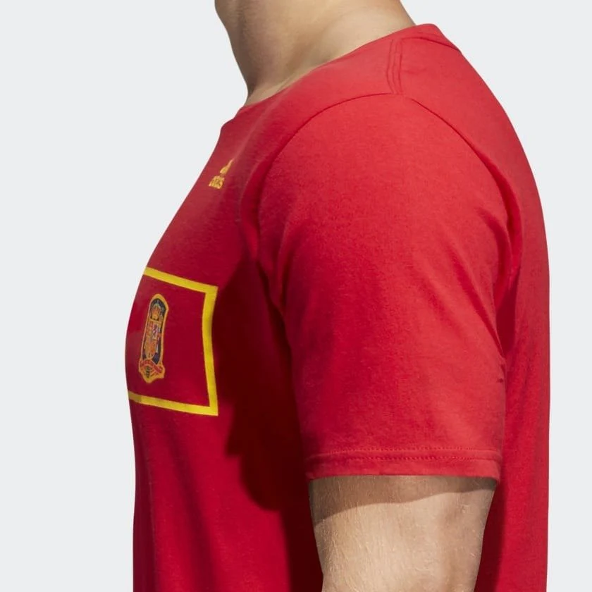 adidas Spain Scoreboard Tee - Red - Image 4