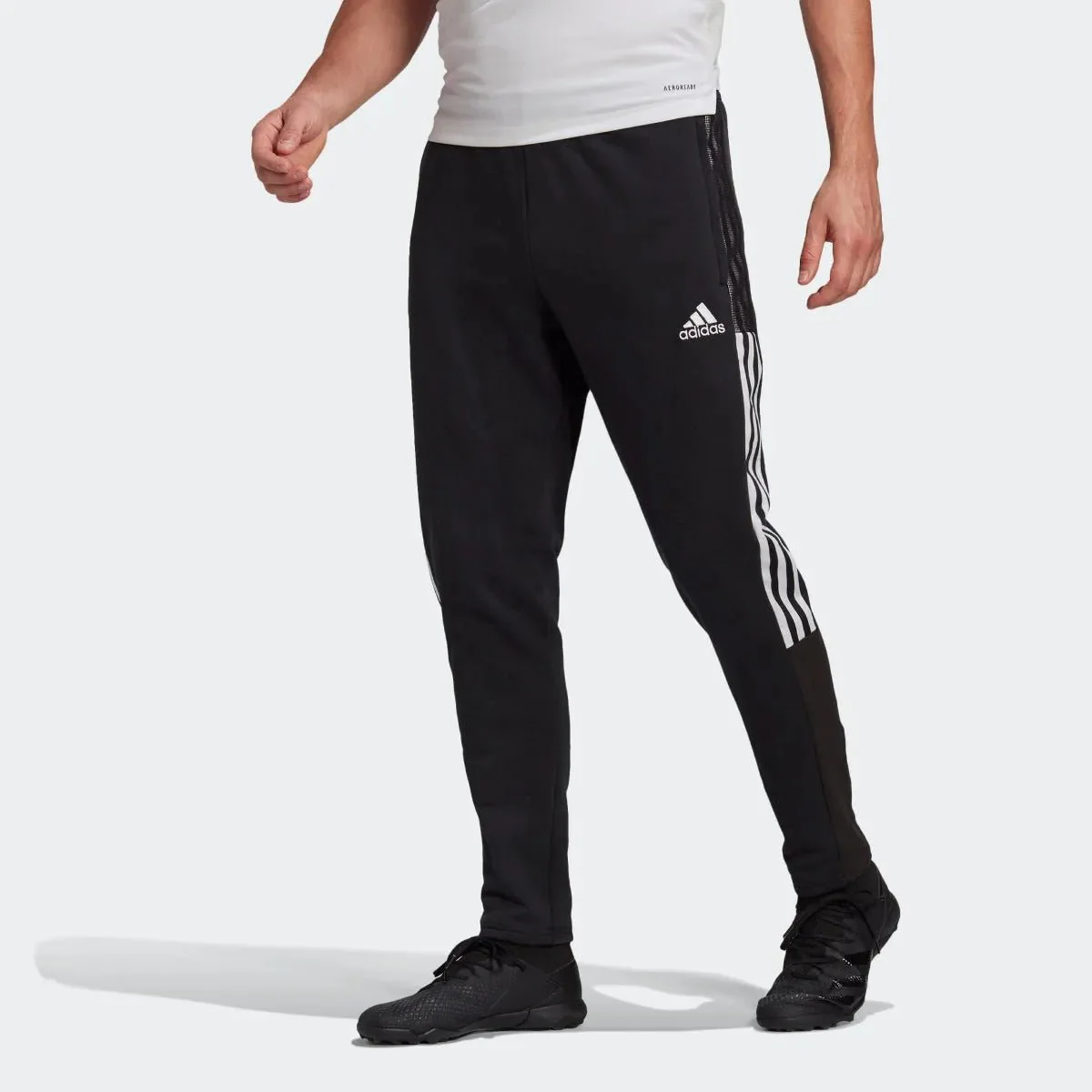 Adidas Tiro 21 Sweat Pants - Black-White - Image 2