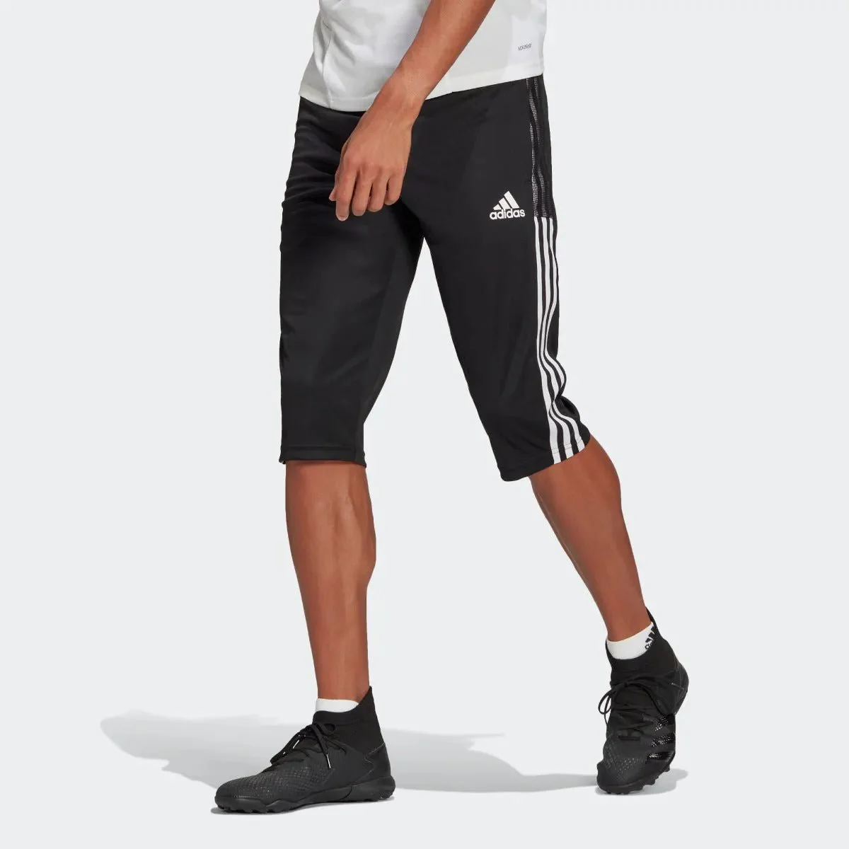 Adidas Tiro 21 Three-Quarter Pants - Black-White - Image 2