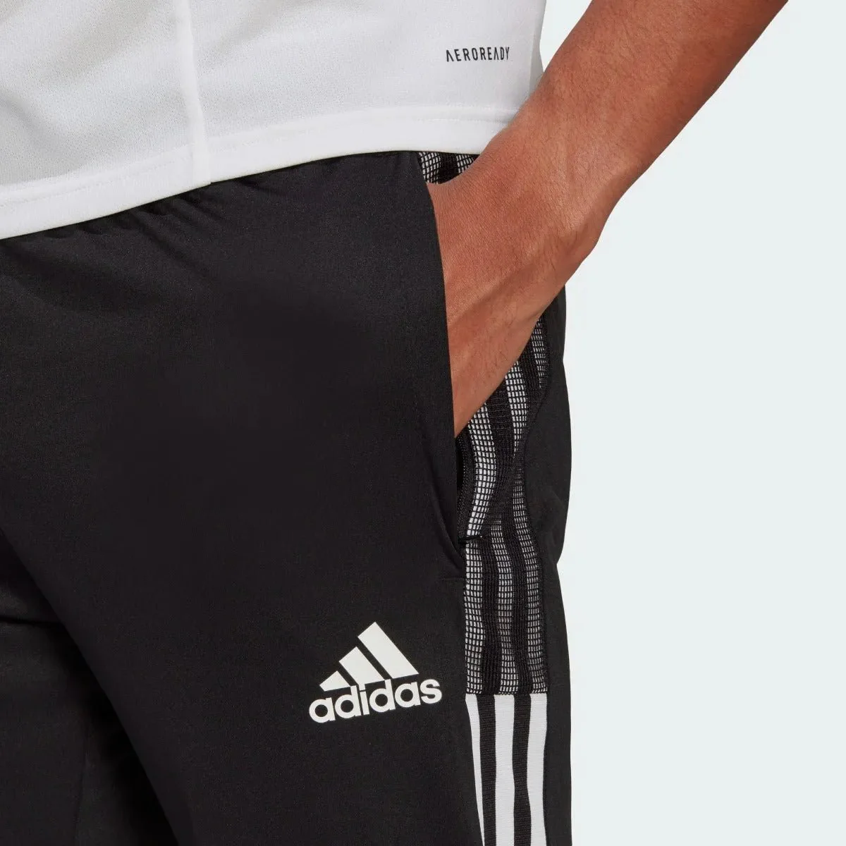 Adidas Tiro 21 Three-Quarter Pants - Black-White - Image 5