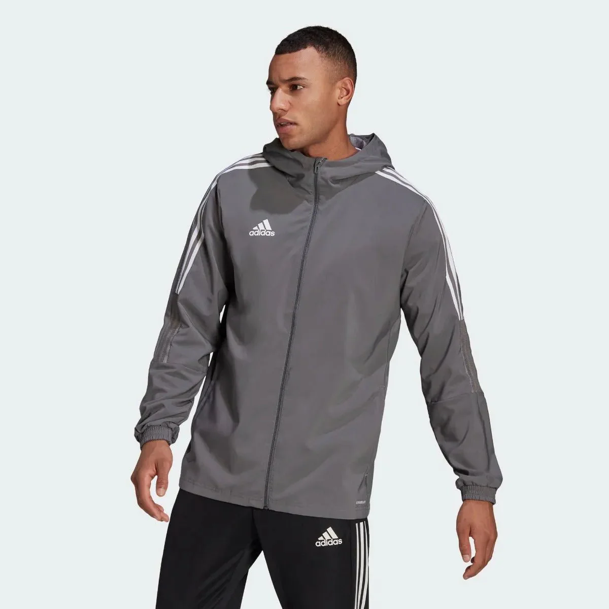 Adidas Tiro 21 Windbreaker Jacket - Team Grey - Image 2