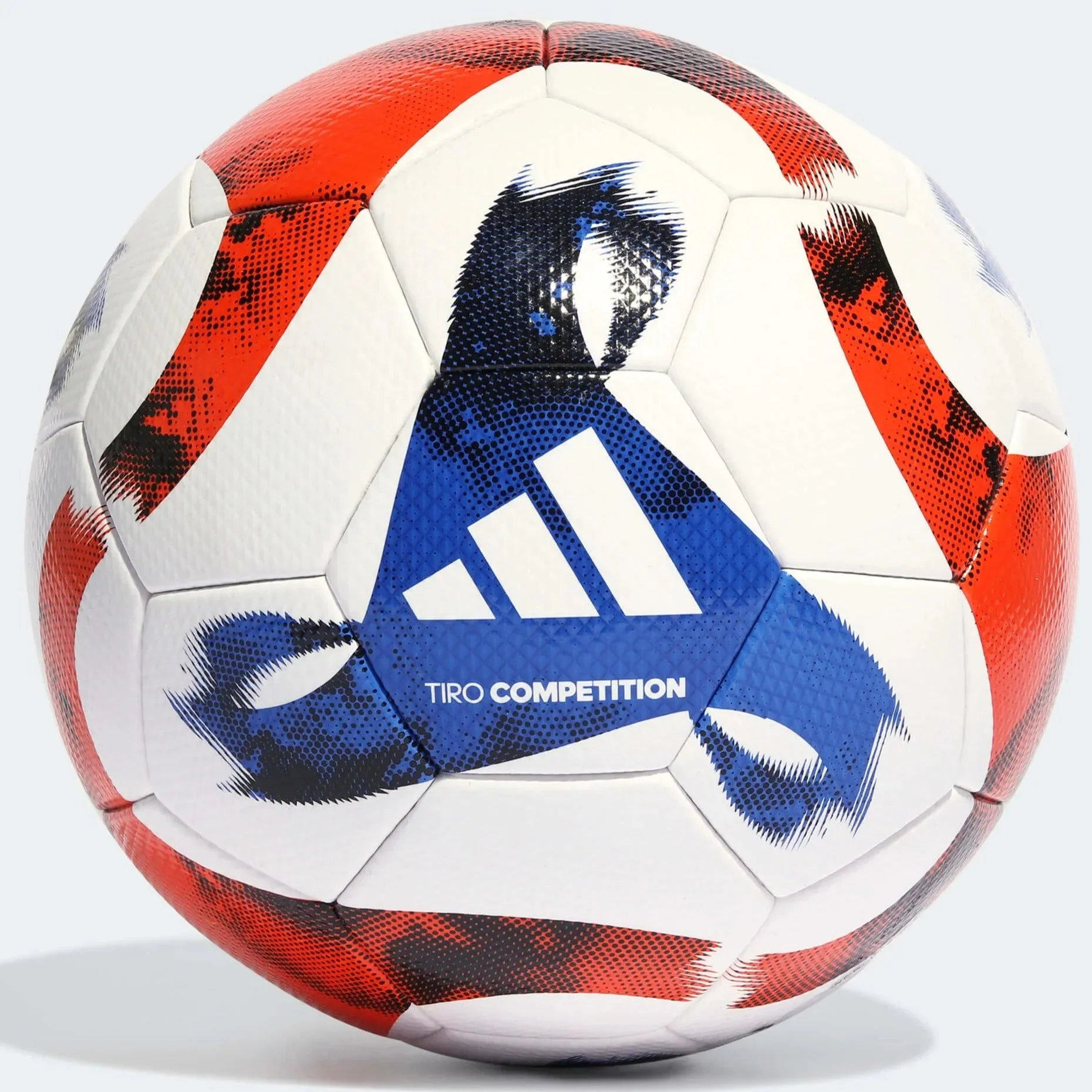 adidas Tiro Competition Ball - White-Solar Orange-Blue - Image 2