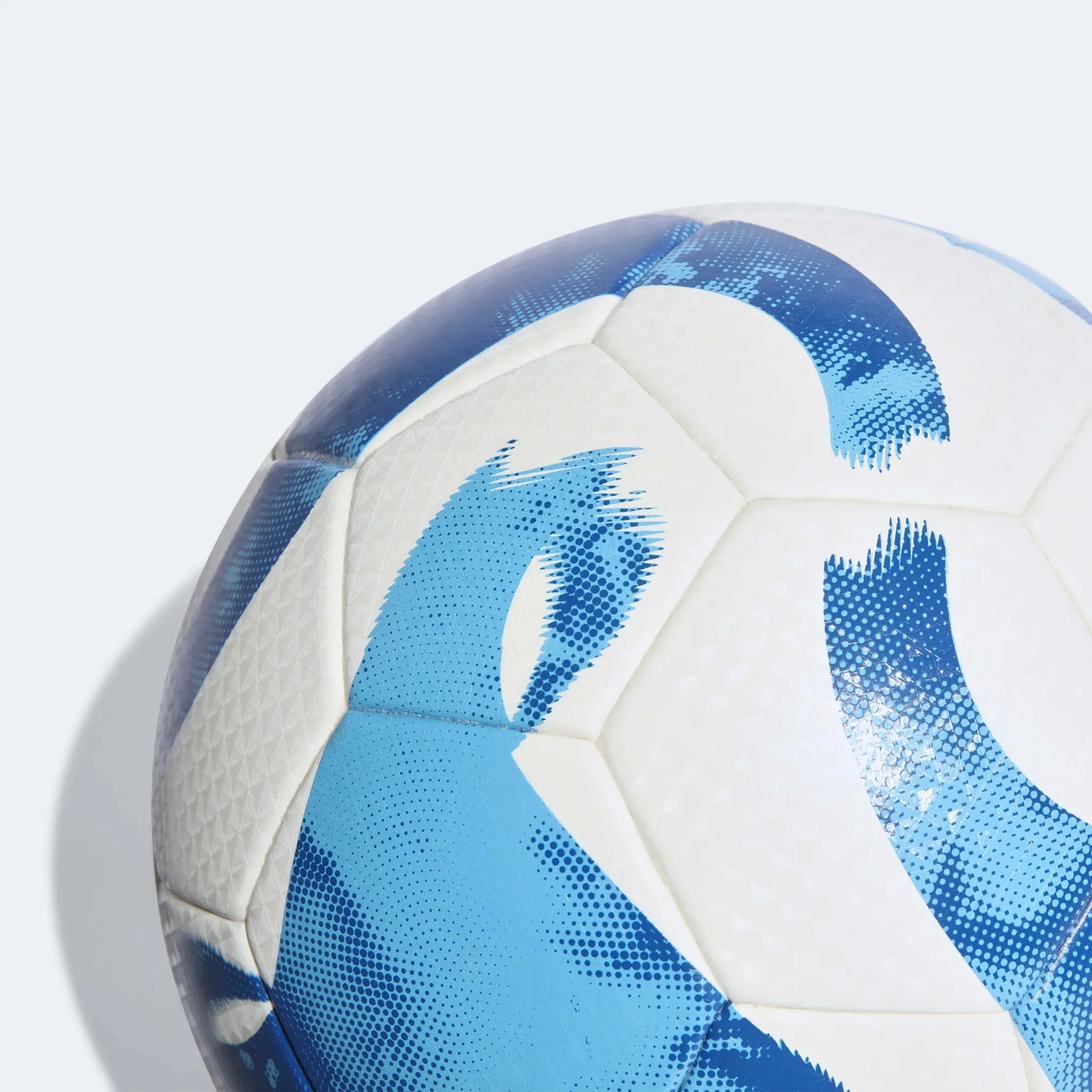 adidas Tiro League Soccer Ball - White-Blue - Image 3