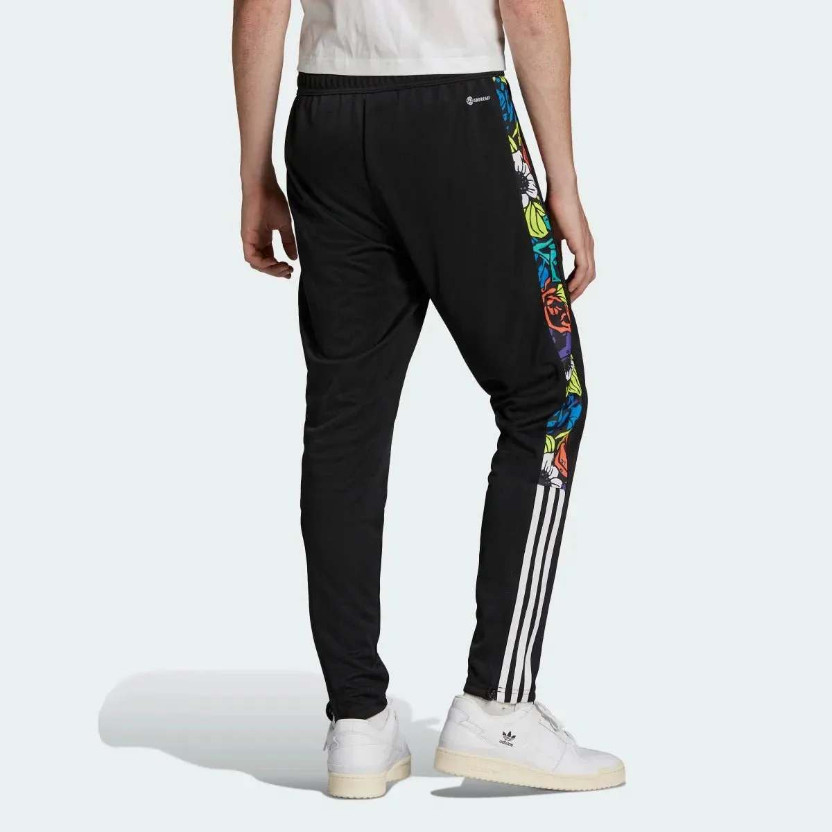 adidas Tiro Pants FLW - Black-Multicolor - Image 3
