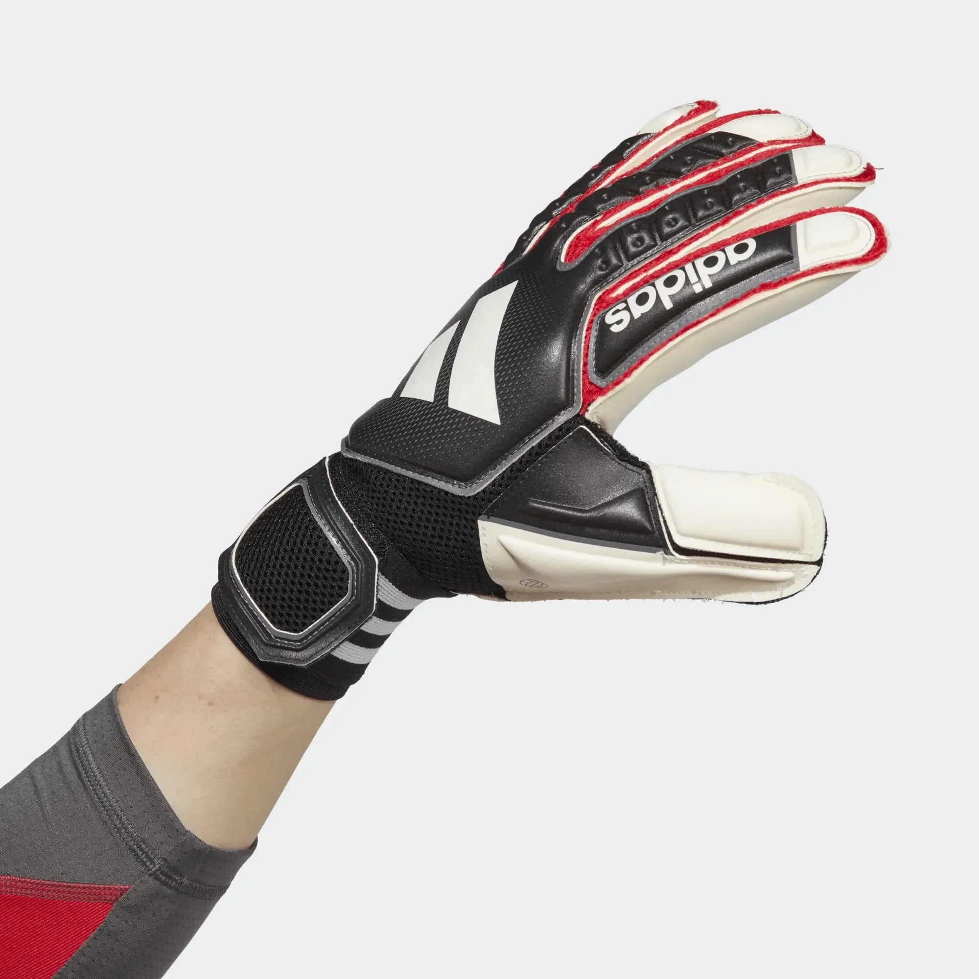 adidas Tiro Pro Goalkeeper Gloves - Black-White - Image 2