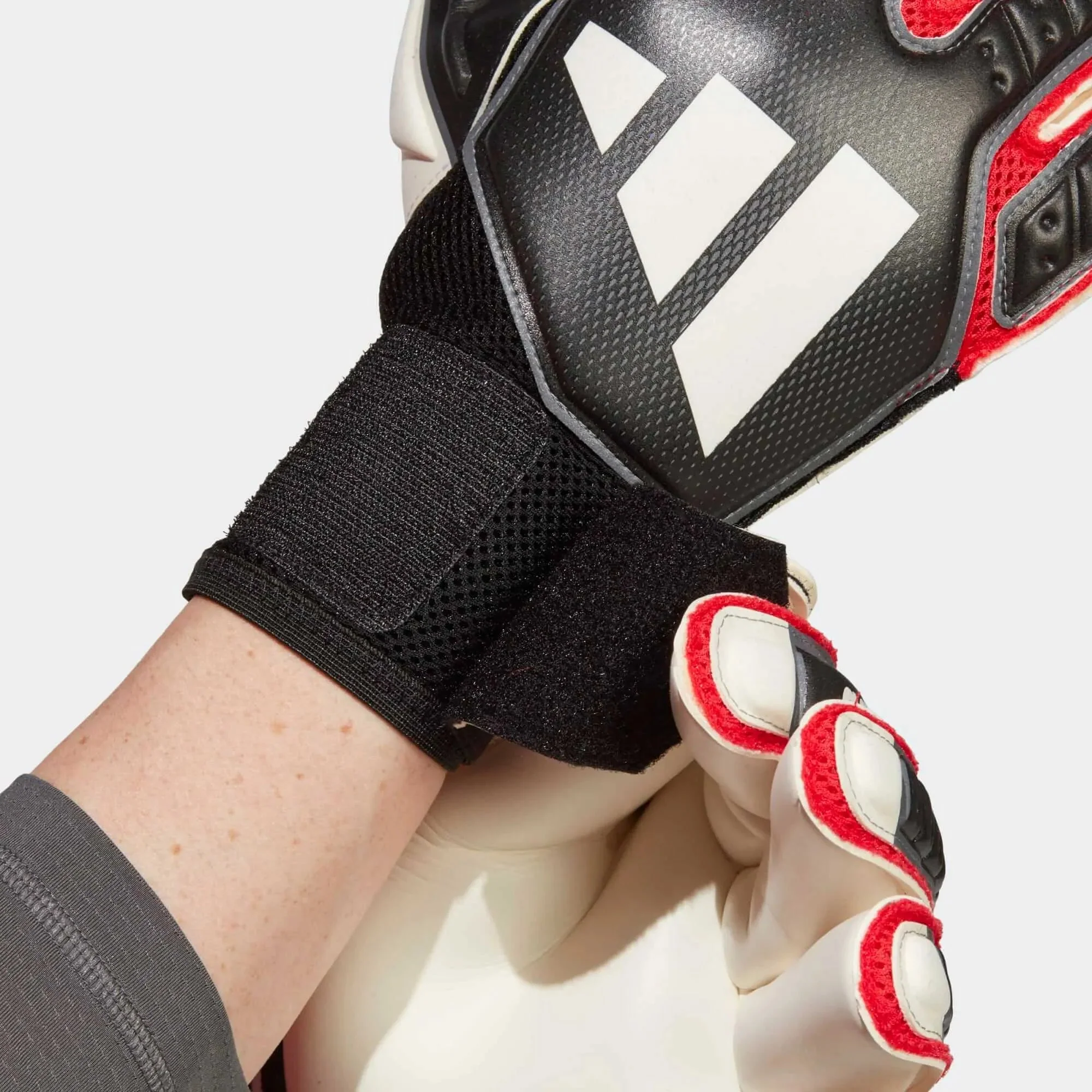 adidas Tiro Pro Goalkeeper Gloves - Black-White - Image 4