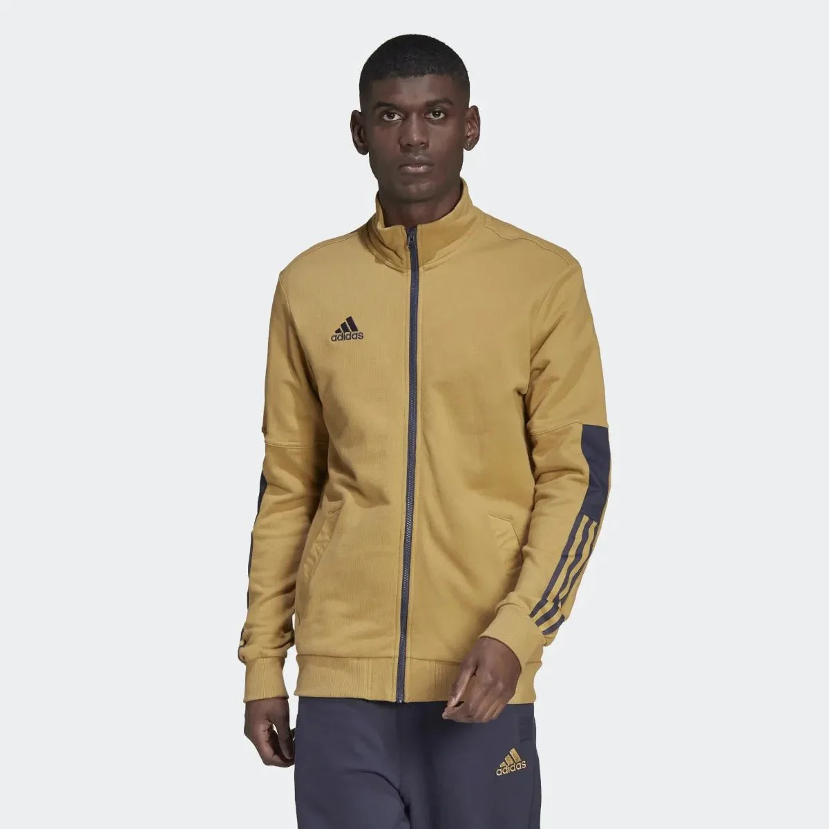 adidas Tiro Track Jacket AW - Golden Beige - Image 2