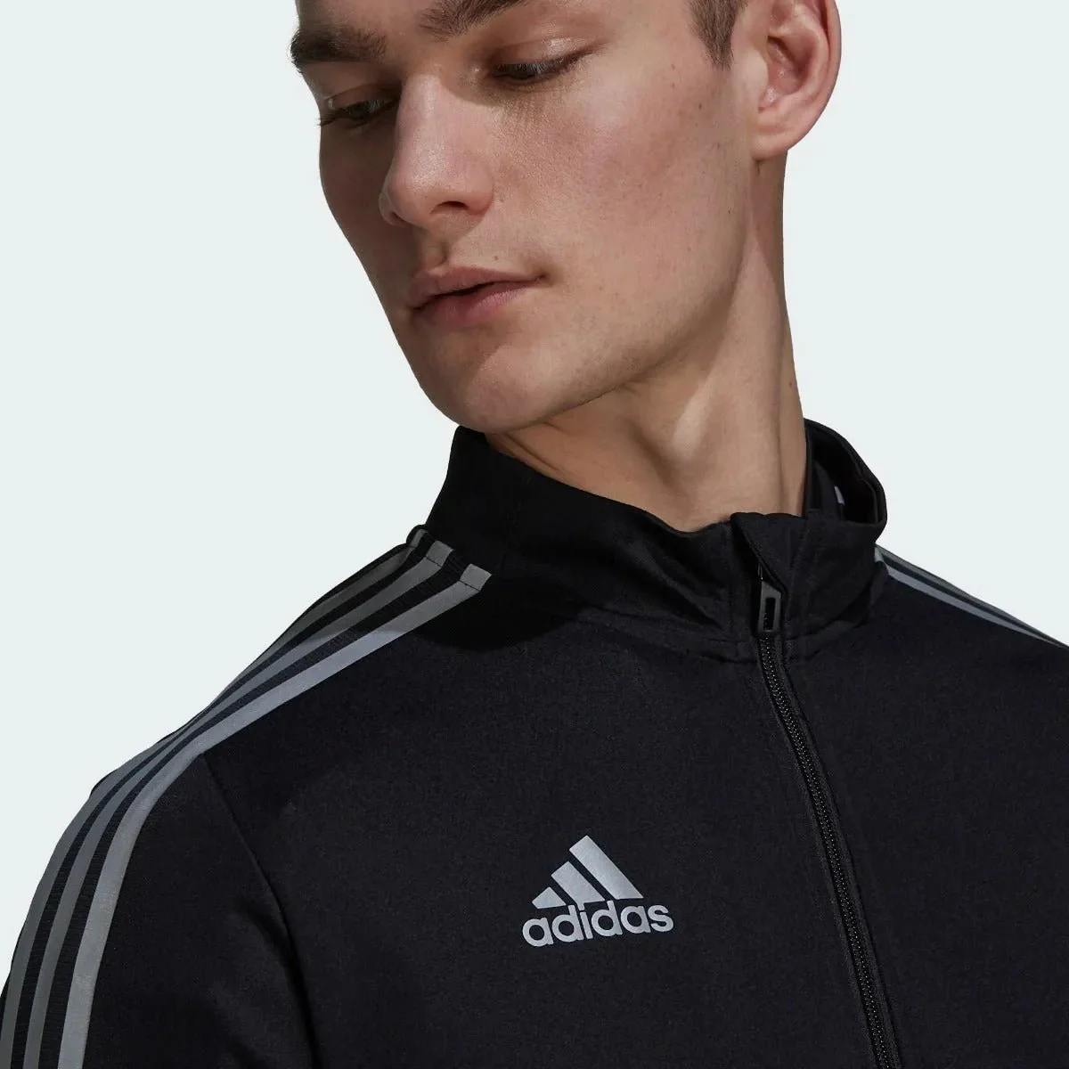 Adidas Tiro Track Jacket - Black-White - Image 4