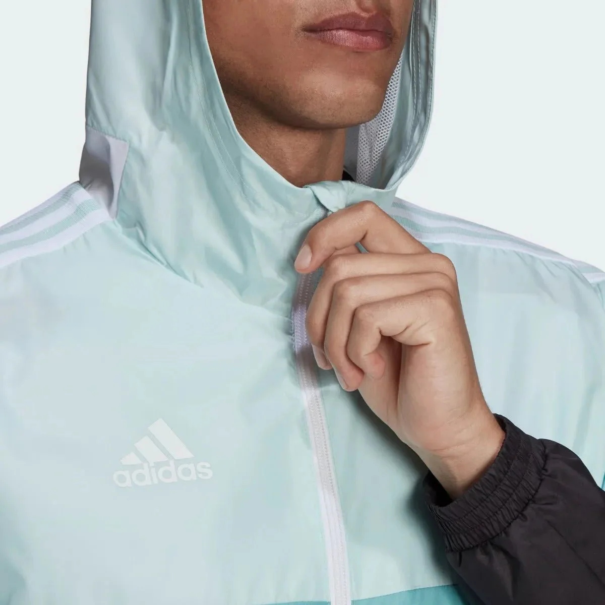 Adidas Tiro Windbreaker Jacket - Mint-Black - Image 3
