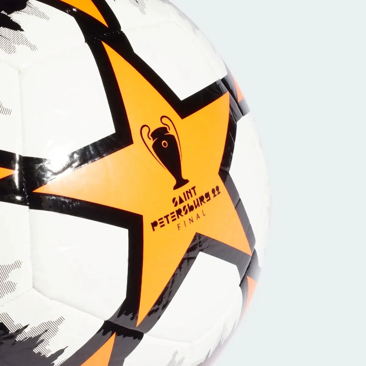 adidas UCL Club St. Petersburg Ball - Orange-White-Black - Image 3