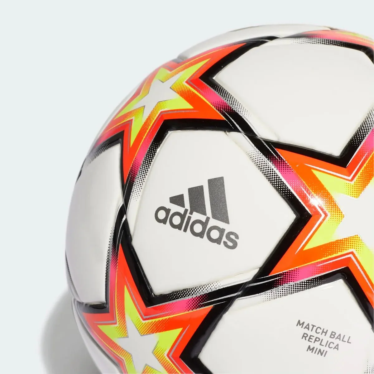 Adidas UCL MINI Pyrostorm Ball - White-Solar Red-Yellow - Image 3