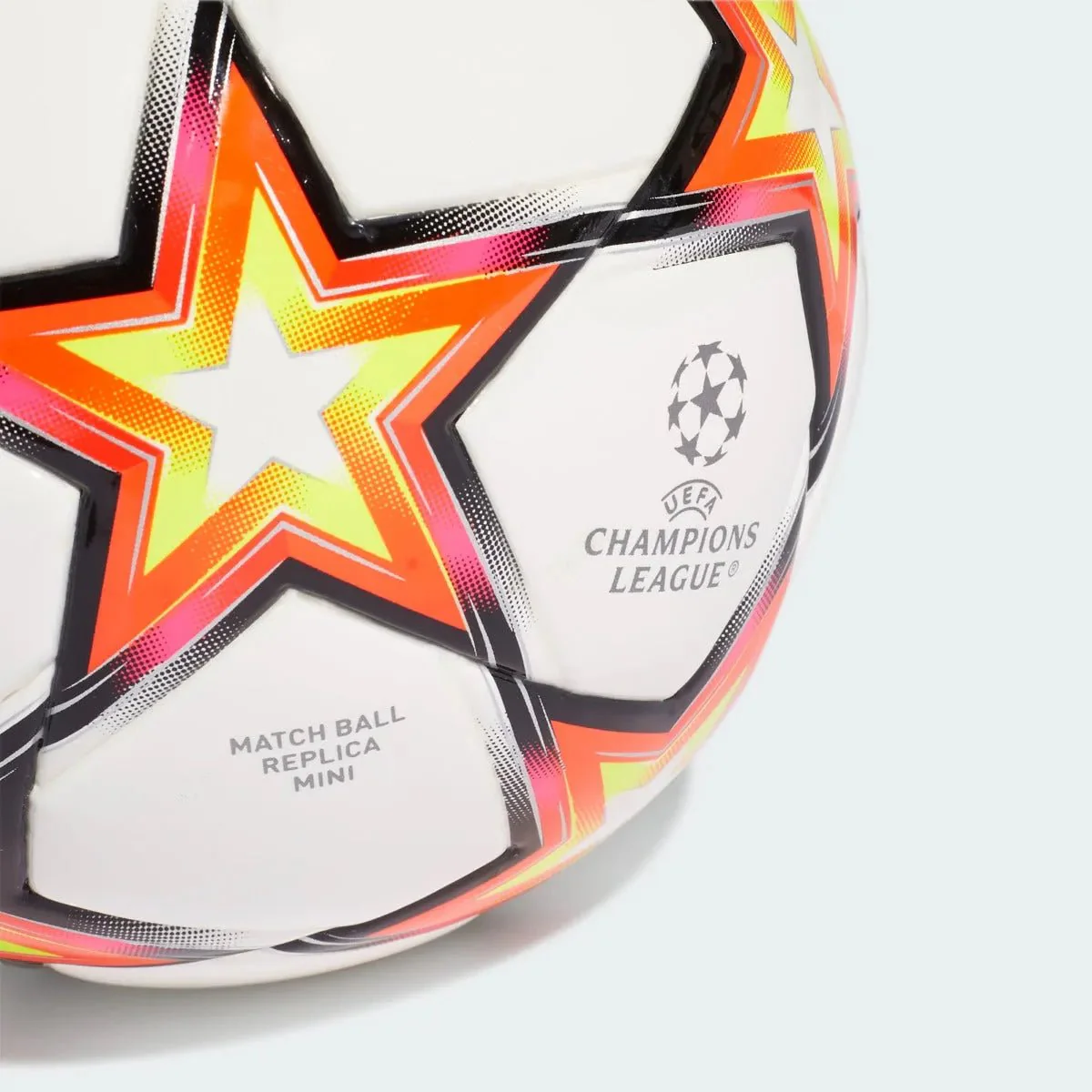Adidas UCL MINI Pyrostorm Ball - White-Solar Red-Yellow - Image 4