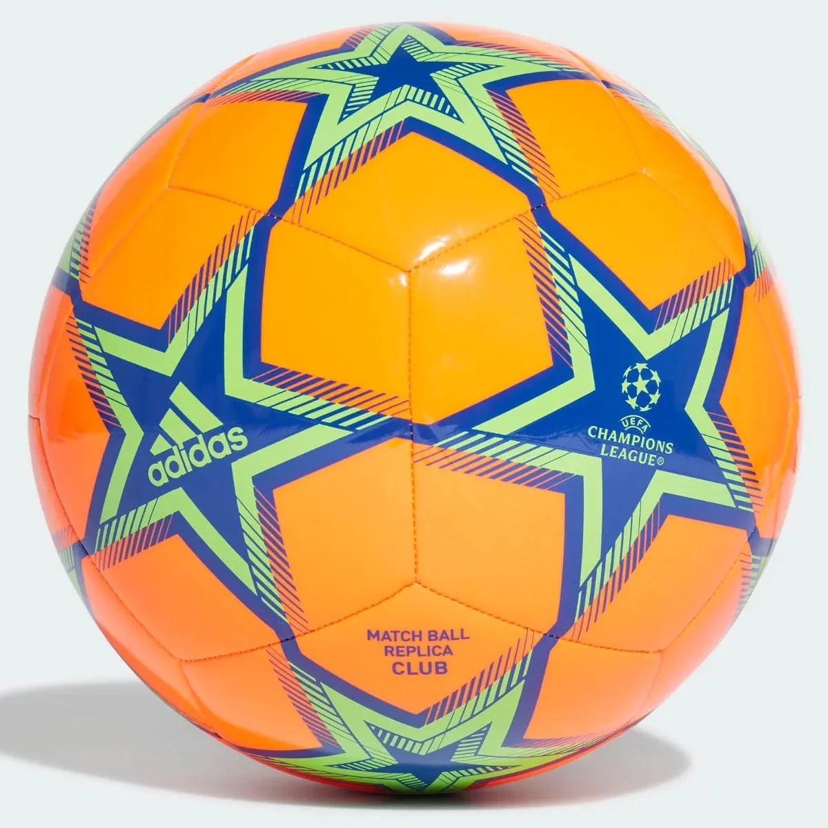 Adidas UCL Pyrostorm Club Ball - Solar Orange-Green-Blue